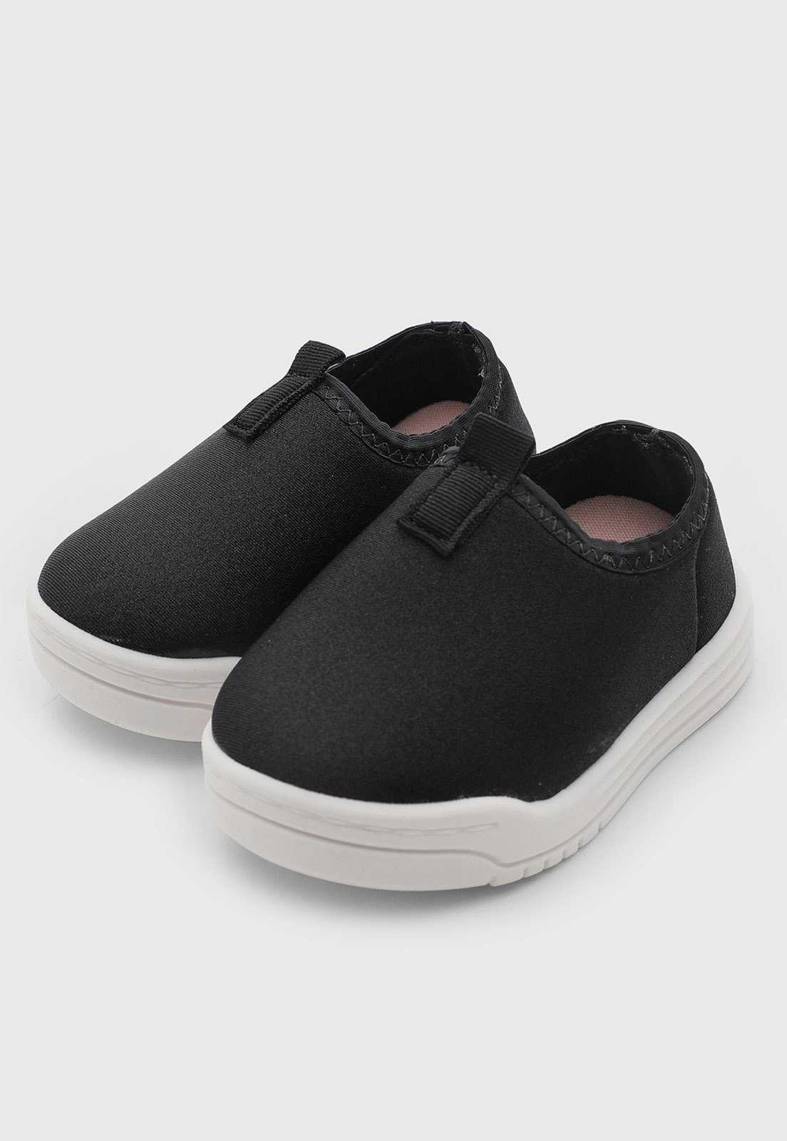 Infantil - Tênis Molekinha Casual Slip On Preto