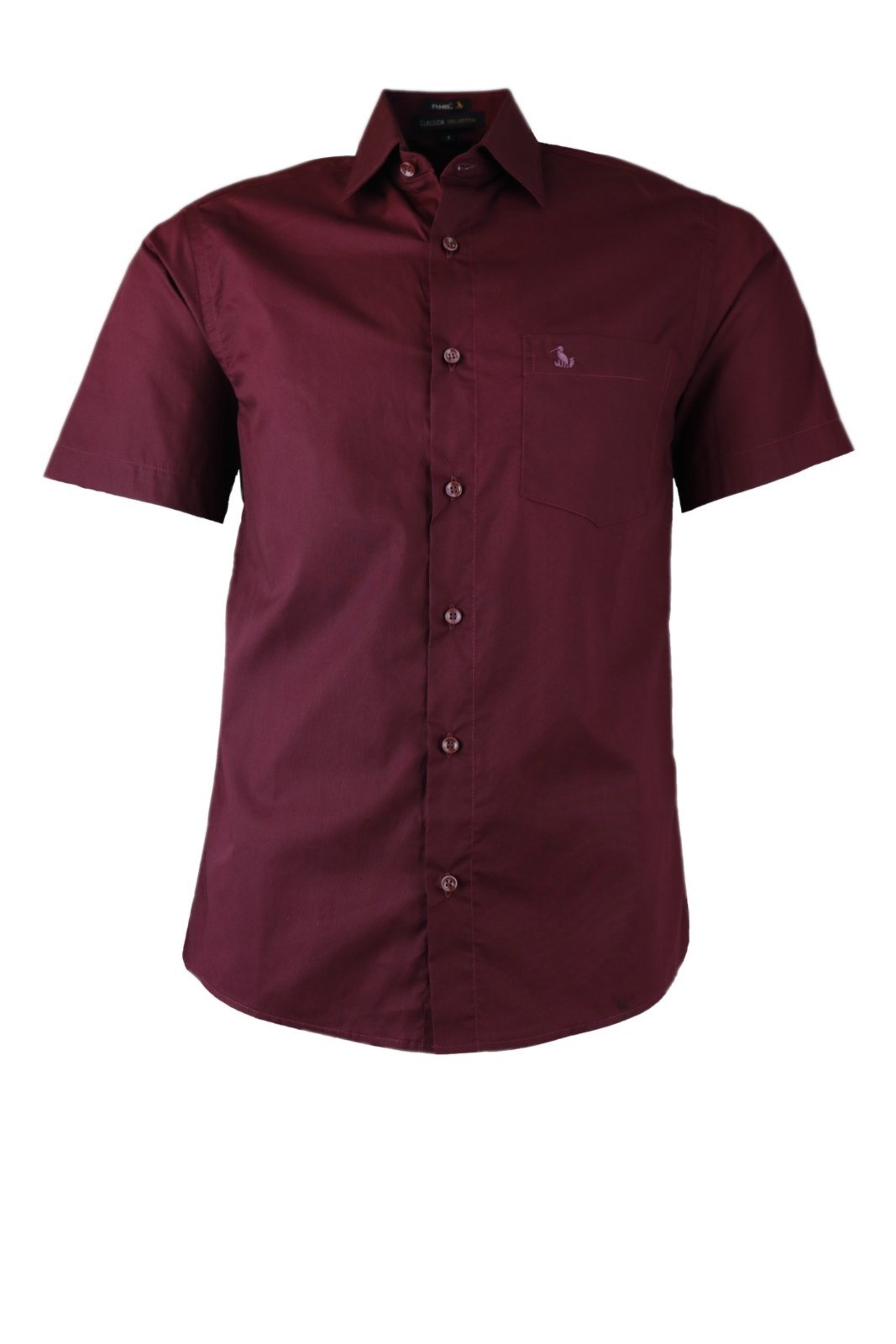 Camisa Masculina Manga Curta Algodão Possui Plus Size 1686