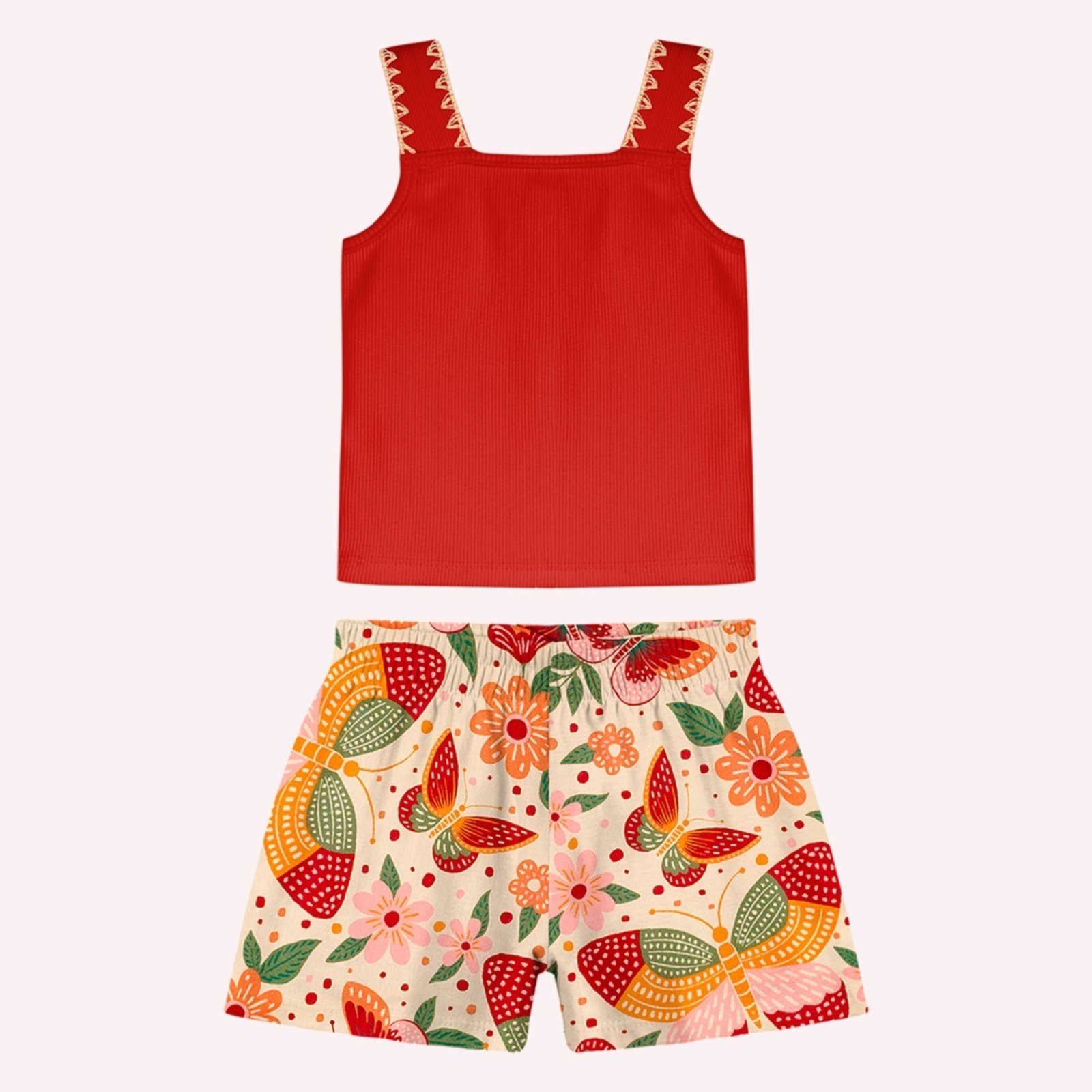 Infantil - Conjunto Menina Estampa Nanai