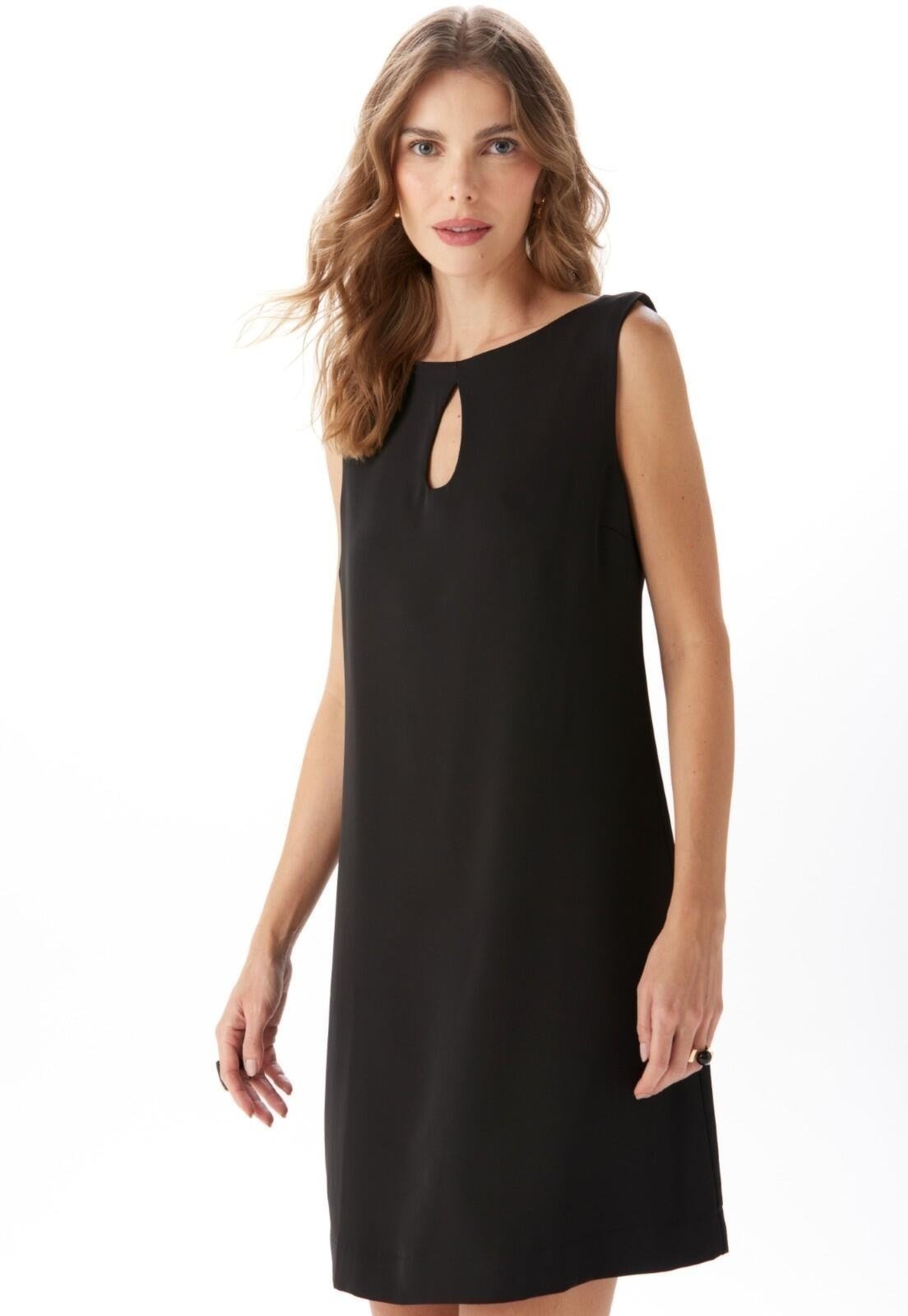 Vista 3 Vestido Curto Sem Mangas Traymon Traymon preto