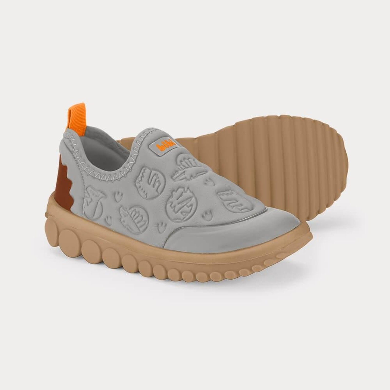 Infantil - Tênis Bibi Roller 2.0 Cinza de Dinossauro 1155477 22