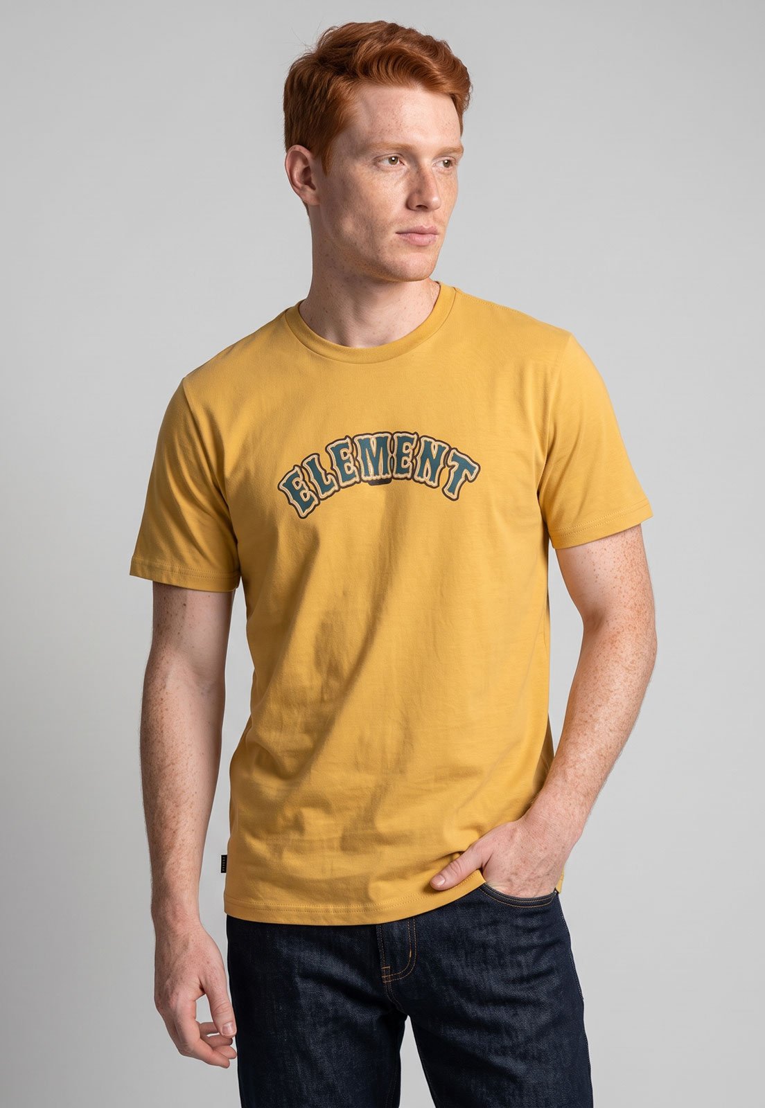 Camiseta Masculina Element Orchard Amarela