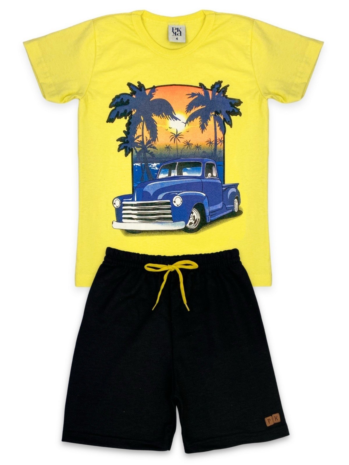 Vista 2 Infantil - Conjunto Platinum Pôr Do Sol PLATINUM KIDS amarelo PLATINUM KIDS amarelo