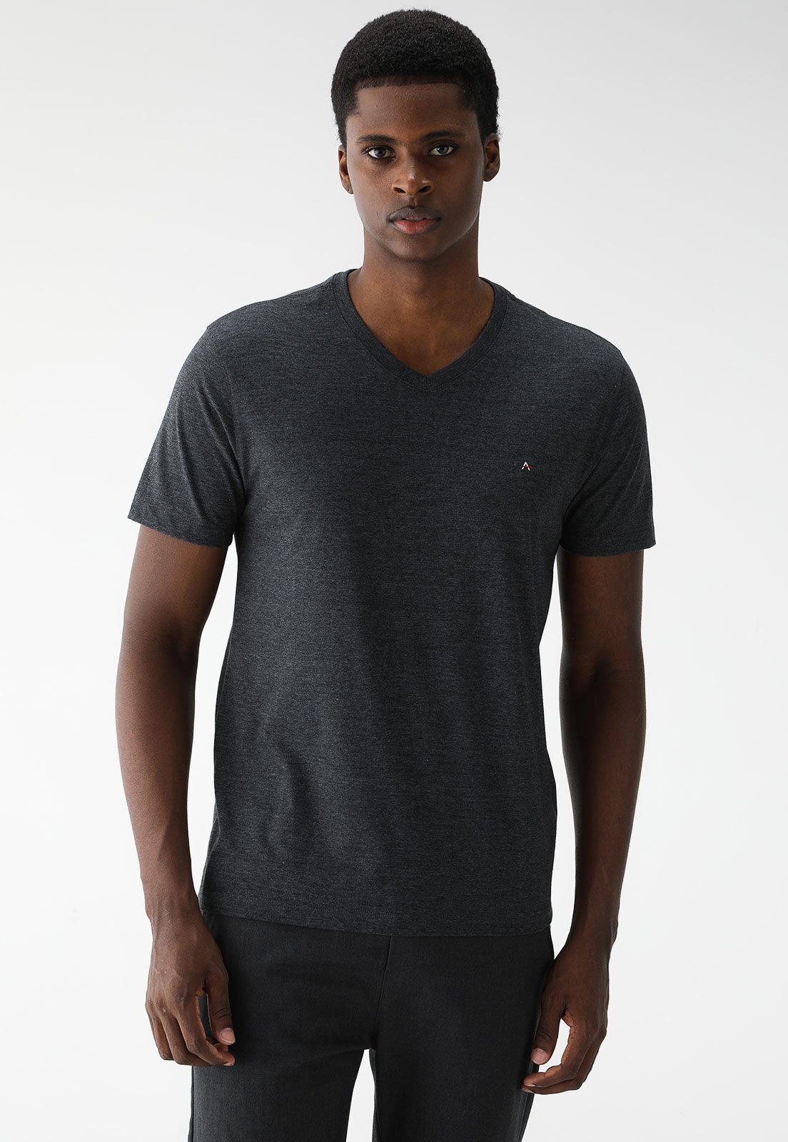 Camiseta Aramis Slim Mini Icon Grafite