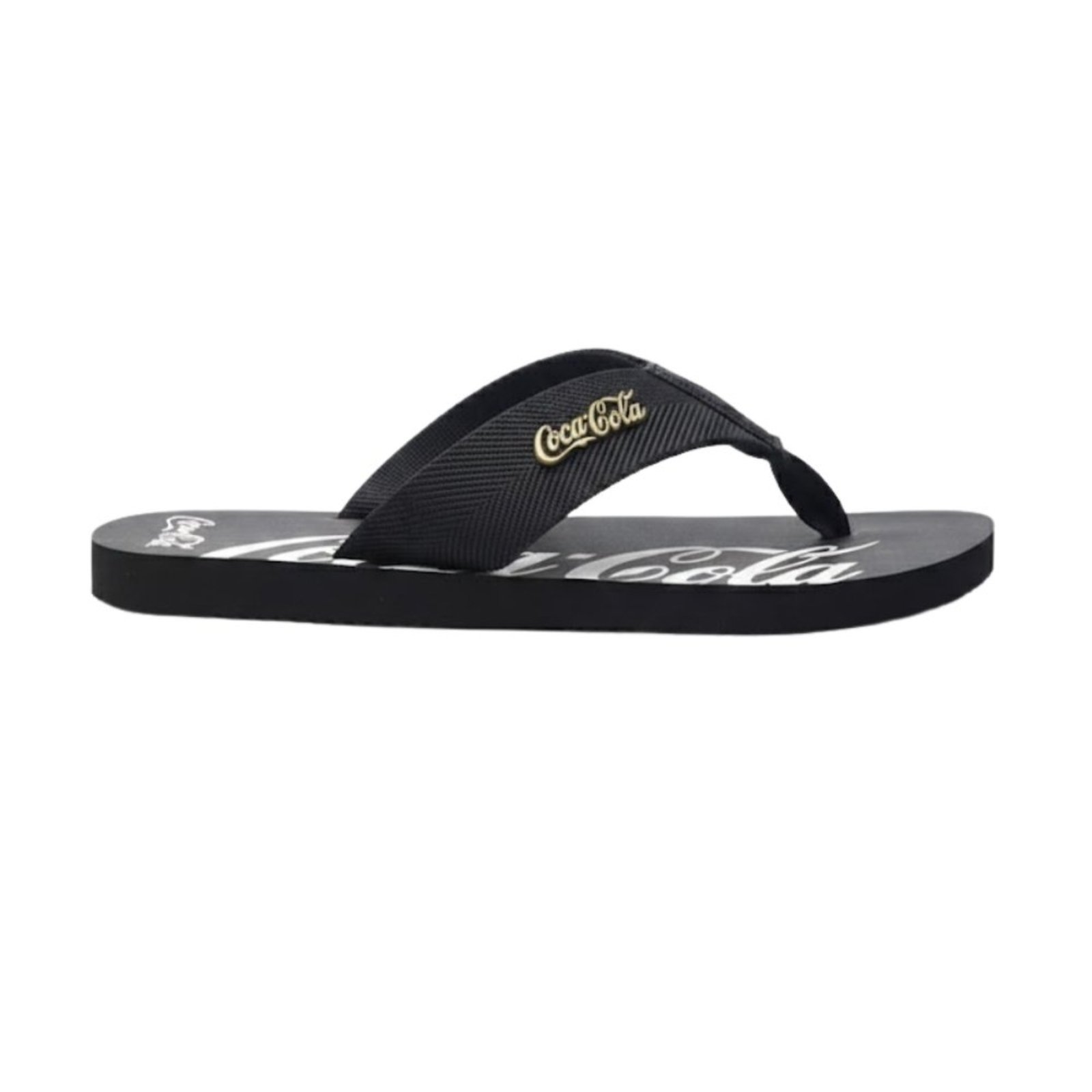 Vista 3 Chinelo Coca Cola Wave Spencerian Coca-Cola off-white Coca-Cola off-white