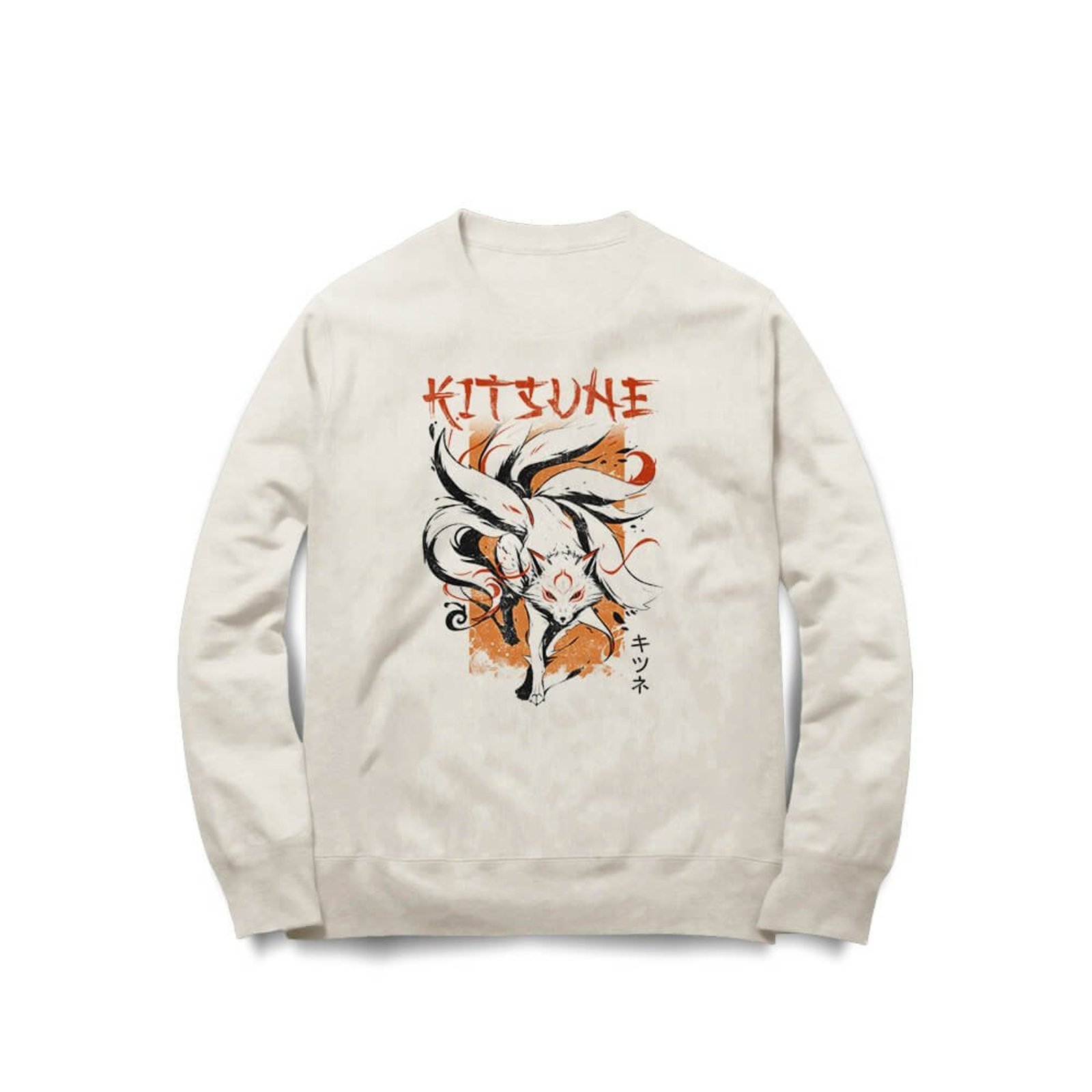 Moletom Kitsune - Off White - Casual - Studio Geek