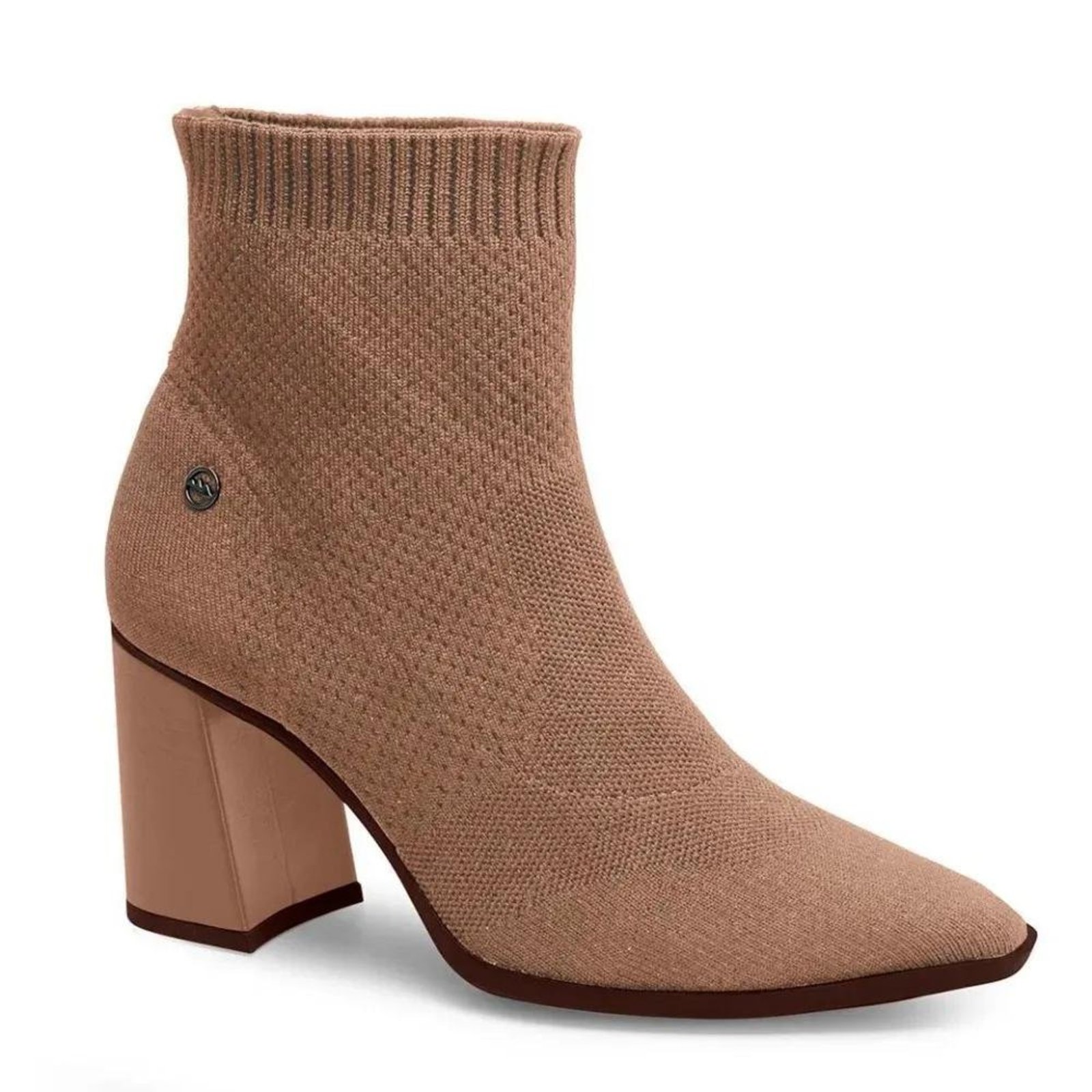 Bota Cano Curto Dakota Sock Boot Feminina Cinza