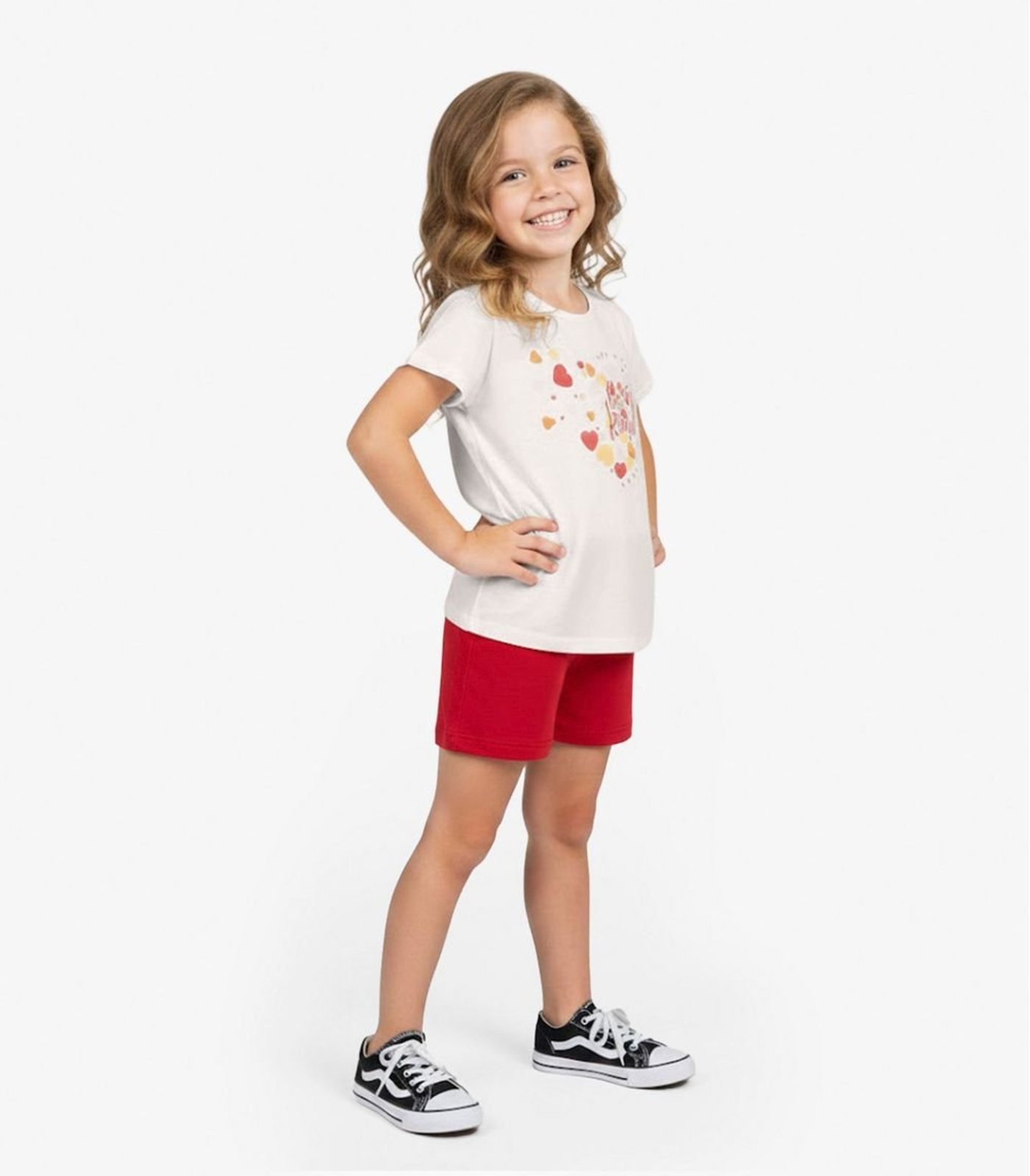 Infantil - Conjunto Curto Verão Menina Select Bege
