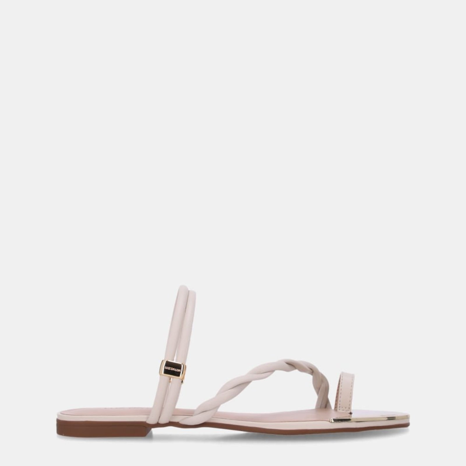 Chinelo Couro Saara Panna E Saara Panna - 53129400 Luz da Lua