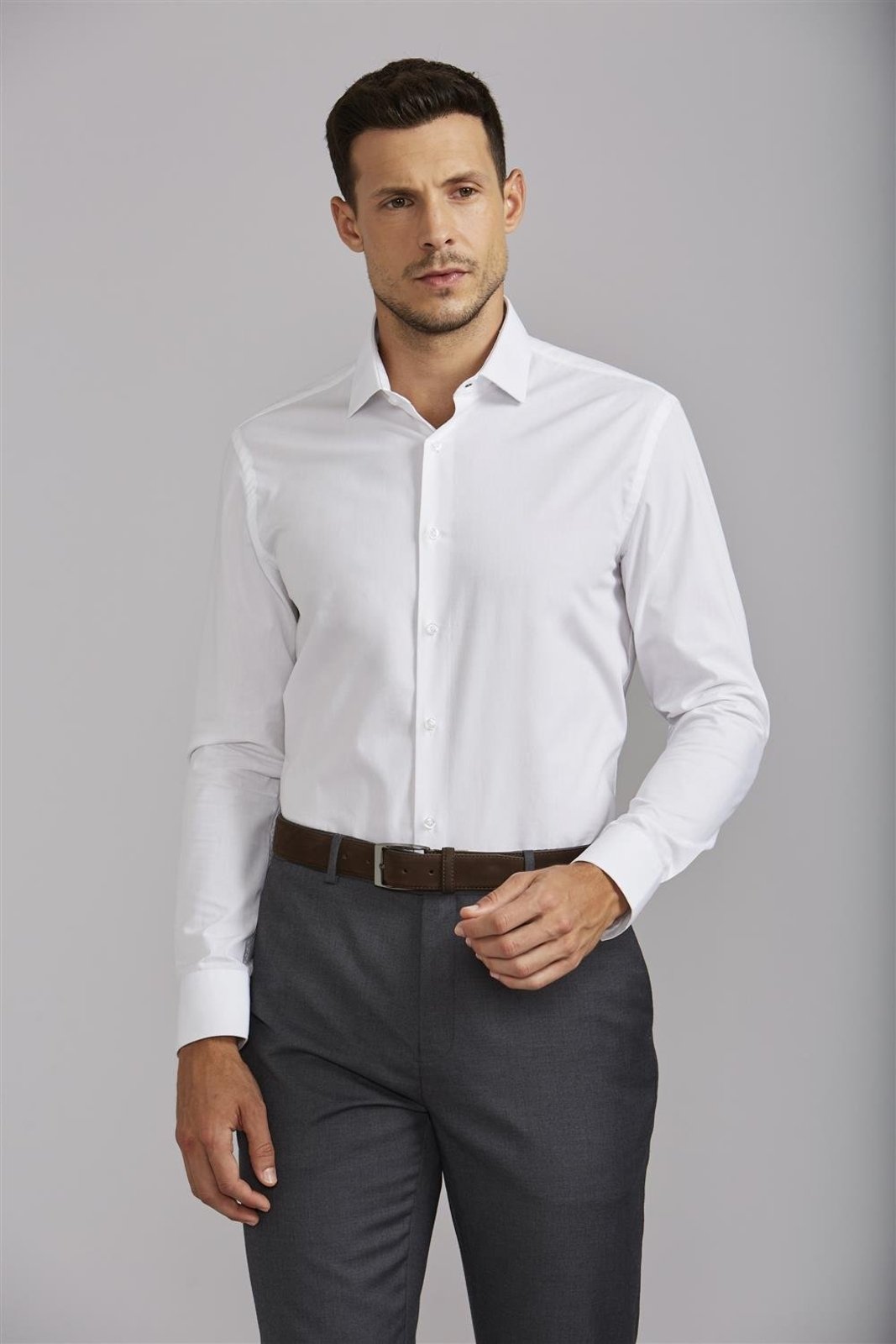 HIGHSTIL Camisa Social Slim Fit Lisa - Branco
