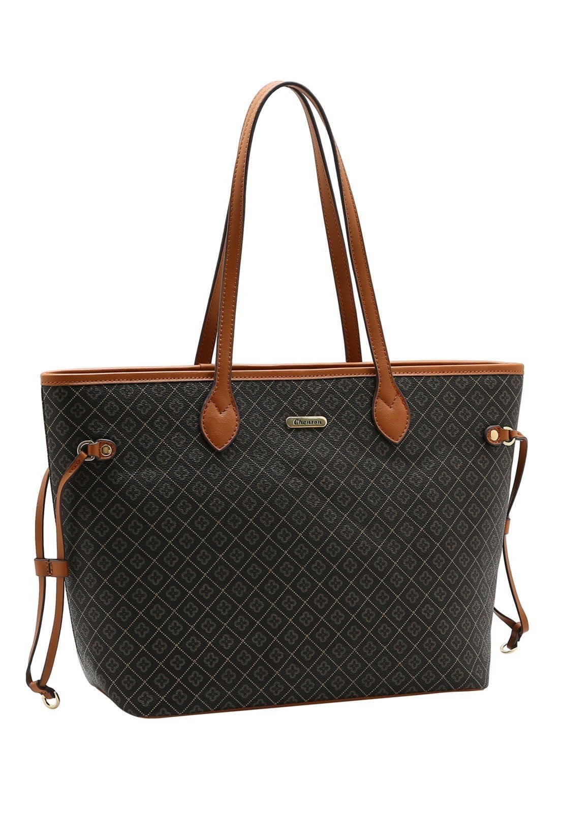 Bolsa Feminina Chenson Ombro Elemento Gráfico 3485607 Café