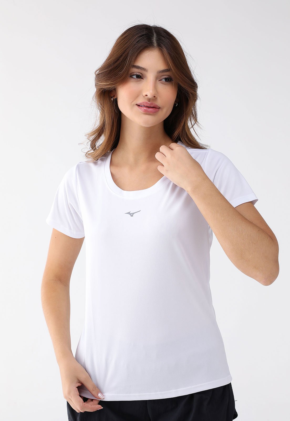Camiseta Mizuno Reta Run Spark Branca