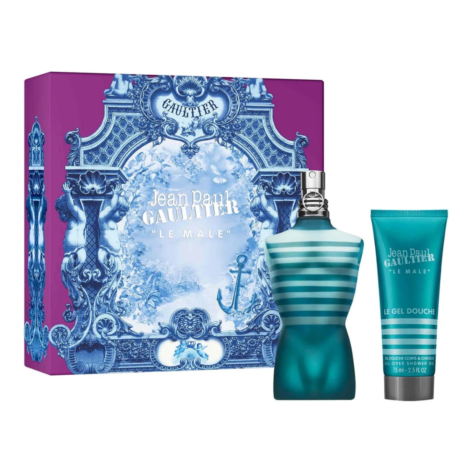 Kit Perfume Masculino Le Male de Jean Paul Gaultier EDT 125ml + Shower Gel 75ml