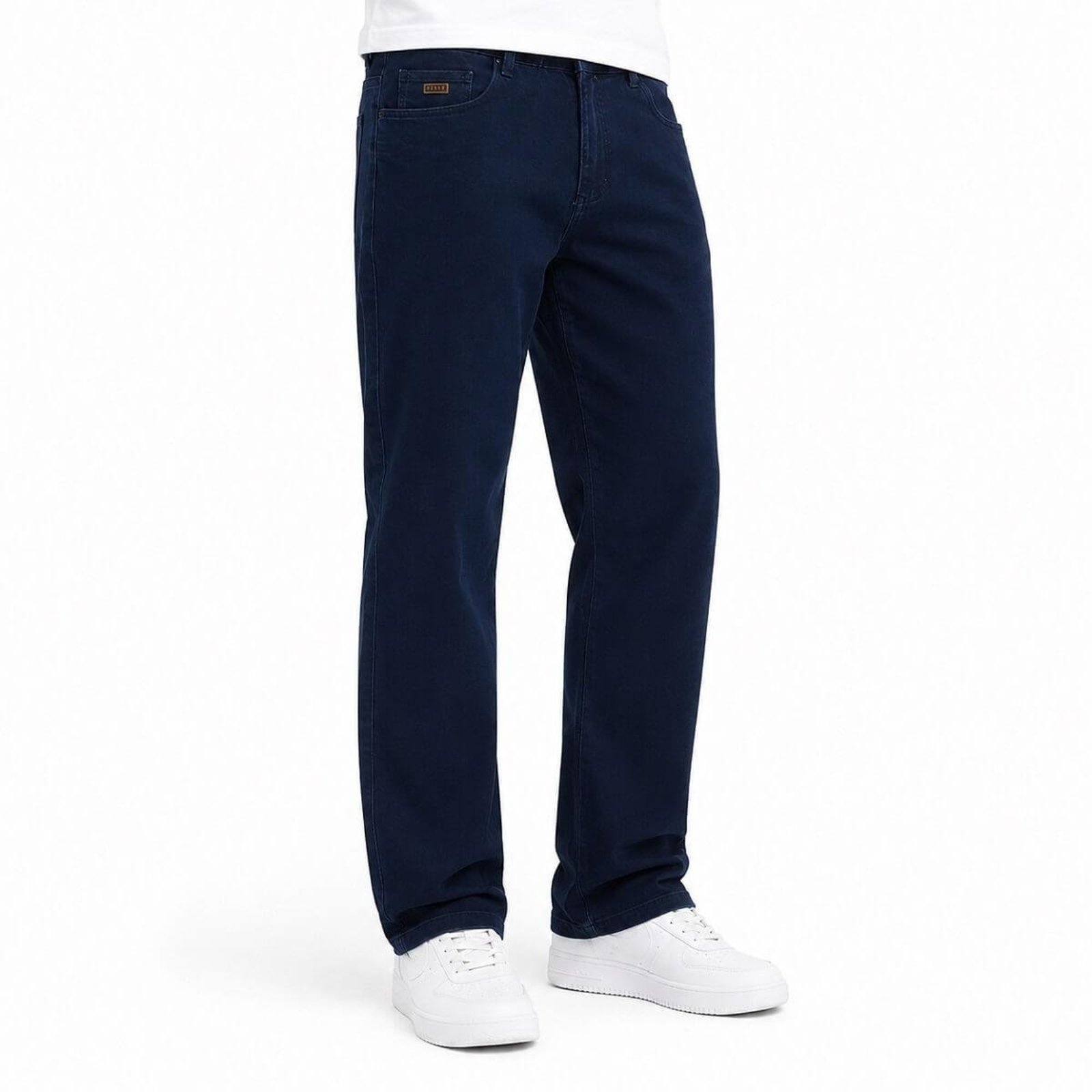Calça Masculina Casual Reta Slim Max Denim Premium 12128 Jeans