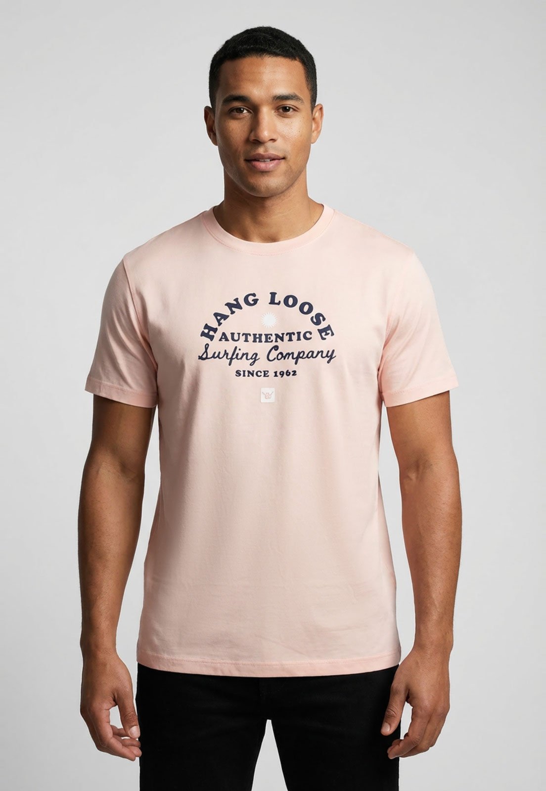 Camiseta Masculina Hang Loose Silk MC Arc Rosa