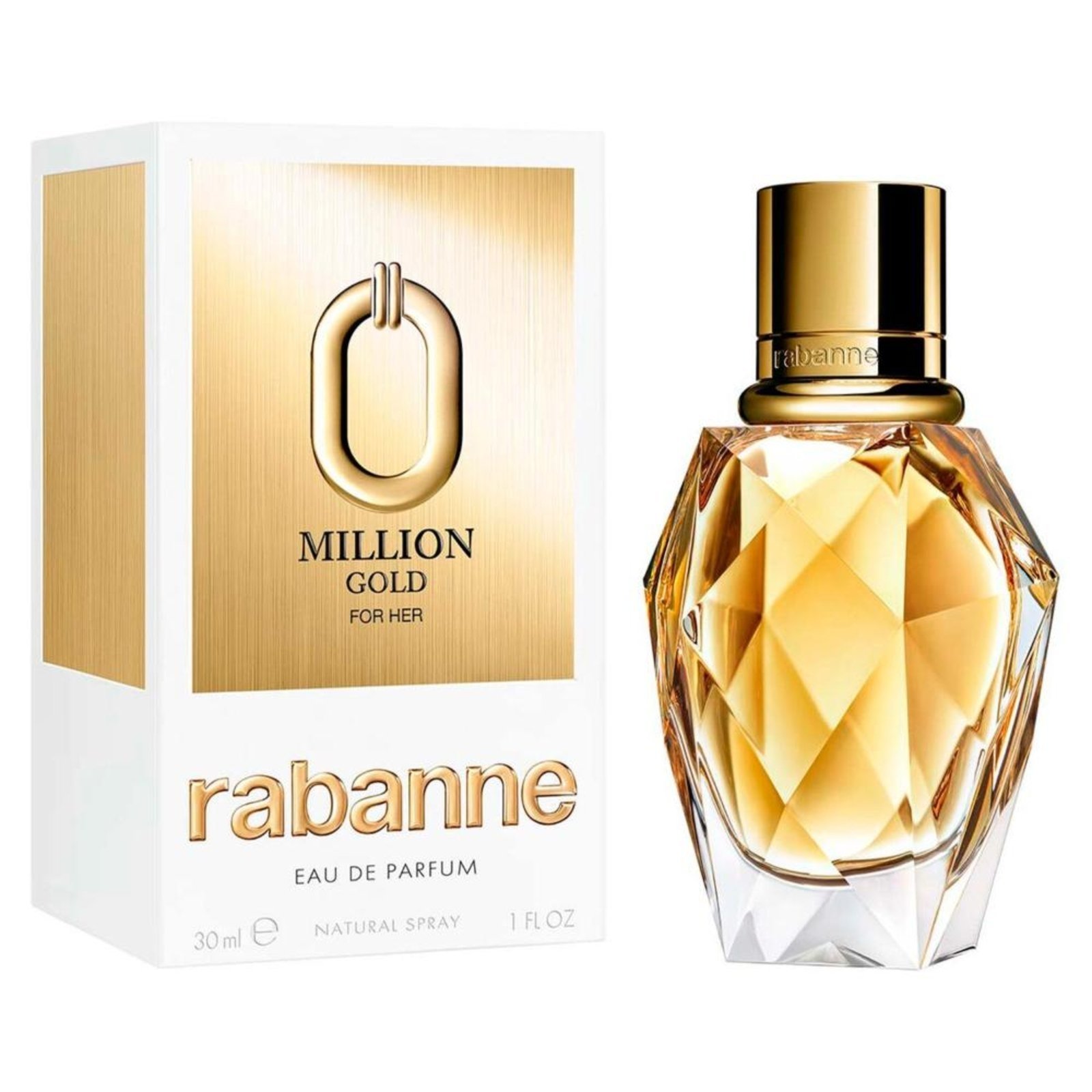 Vista 2 Million Gold Feminino Eau de Parfum Incolor Paco Rabanne incolor gold Paco Rabanne incolor gold
