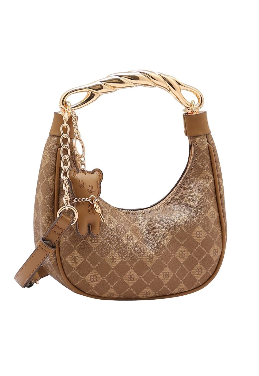 Bolsa Feminina Chenson Monograma Elemento Gráfico 3485392 Natural