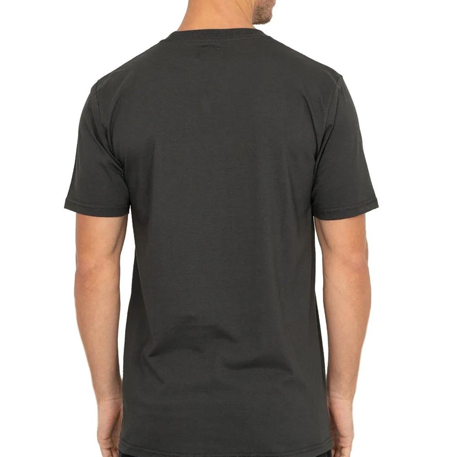Camiseta Quiksilver Adapted WT26 Masculina Cinza Escuro