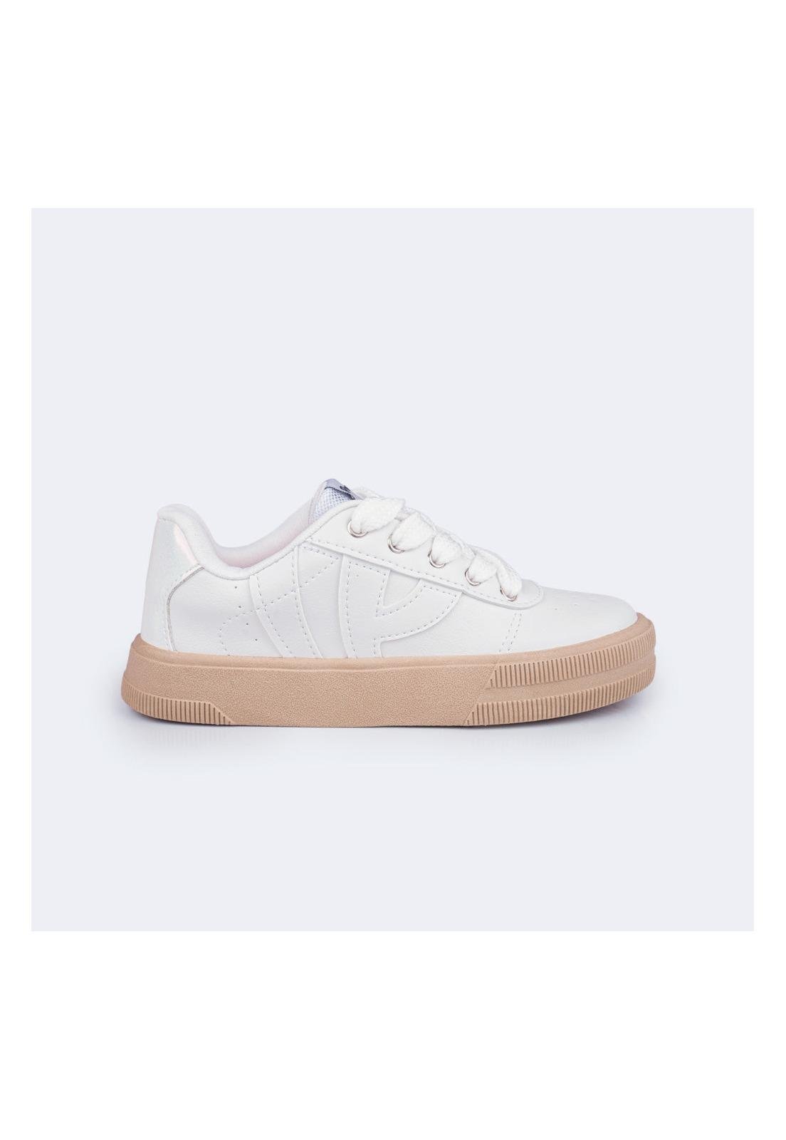 Infantil - Tênis Feminino XT25 Casual Branco Pampili 30 Branco