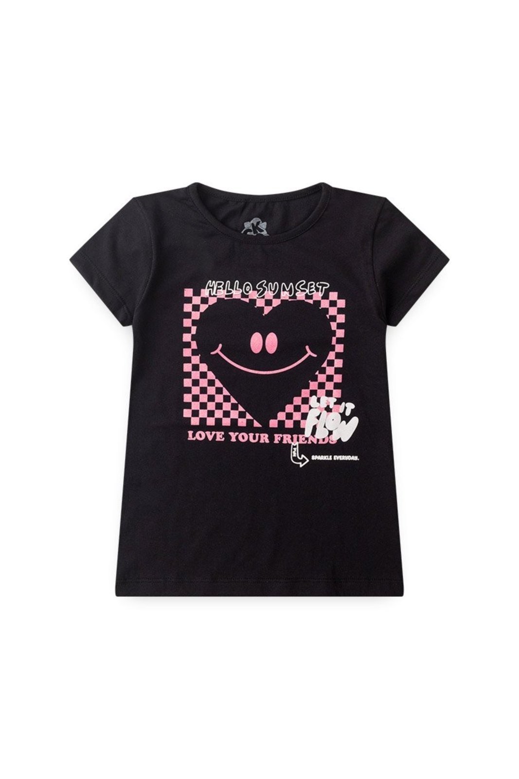 Infantil – Conjunto de Verão para Menina Blusa e Shorts Hello Sunset – GKS