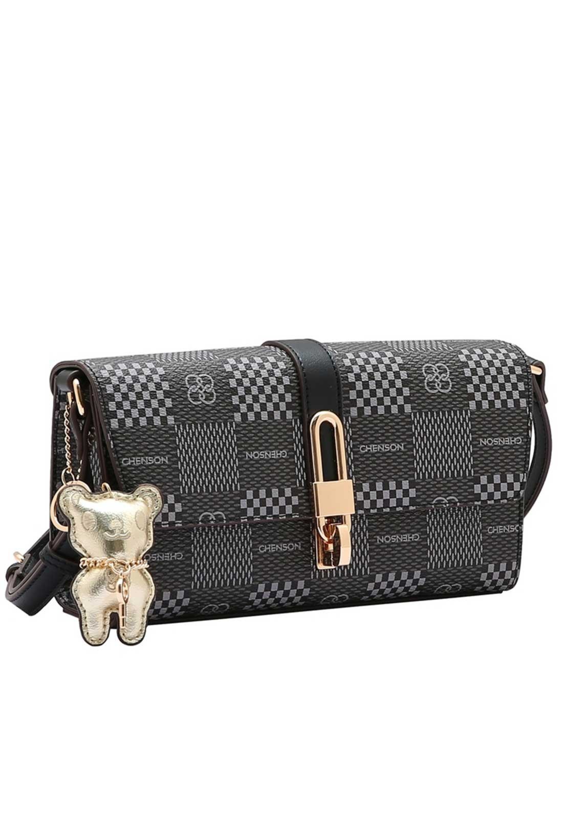 Bolsa Feminina Chenson Original Elemento Gráfico Transversal