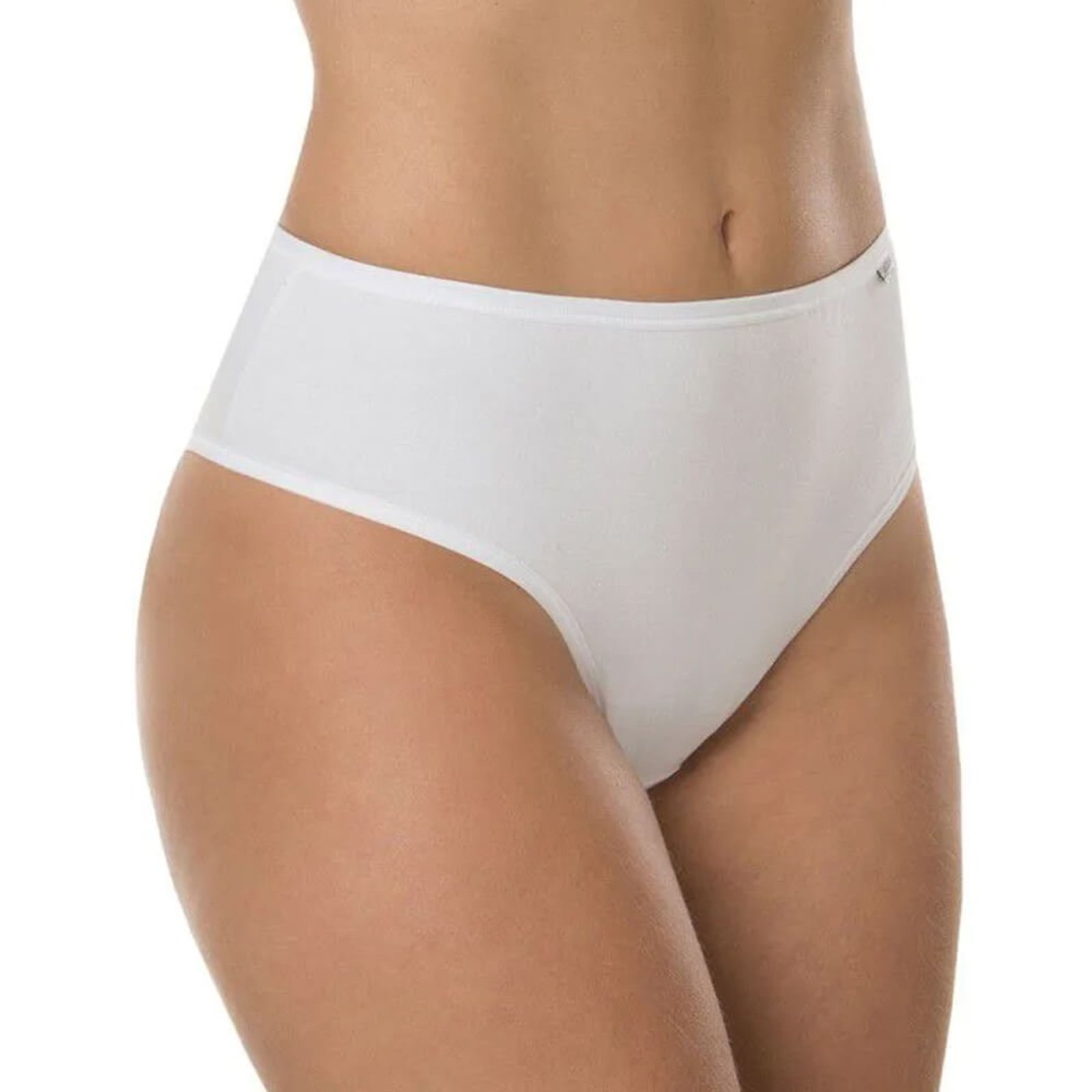 Calcinha Cavada 100% Algodão DelRio 50707 Branco