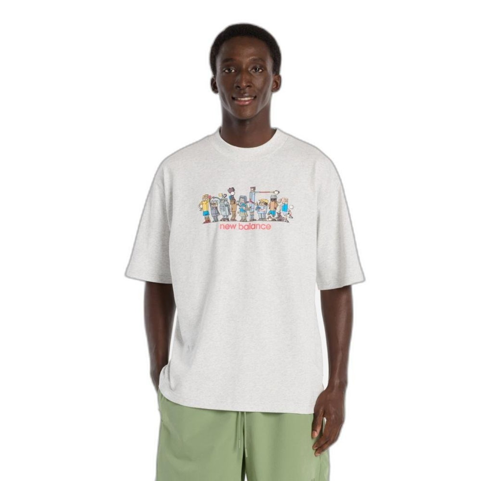 Camiseta Ghica Line Up Oversized Masculina