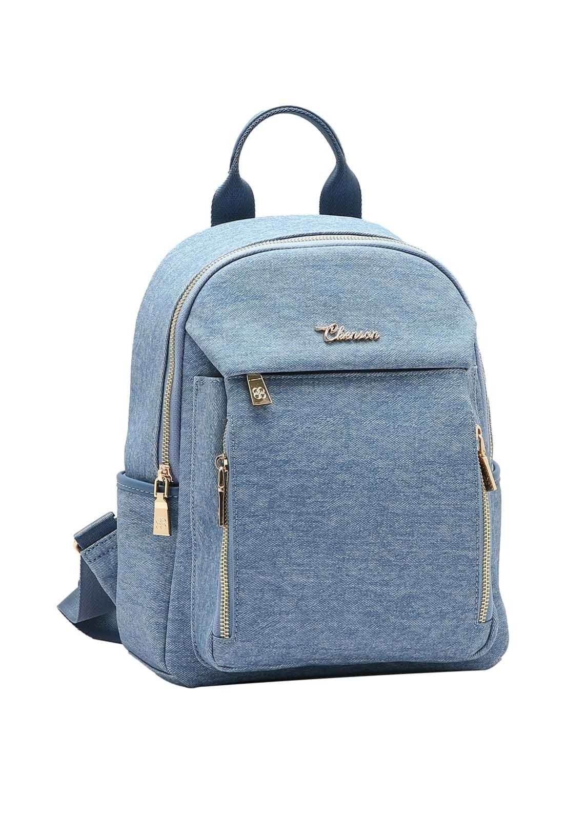 Mochila Feminina Chenson Original Sport Cool Costas Azul 8485106
