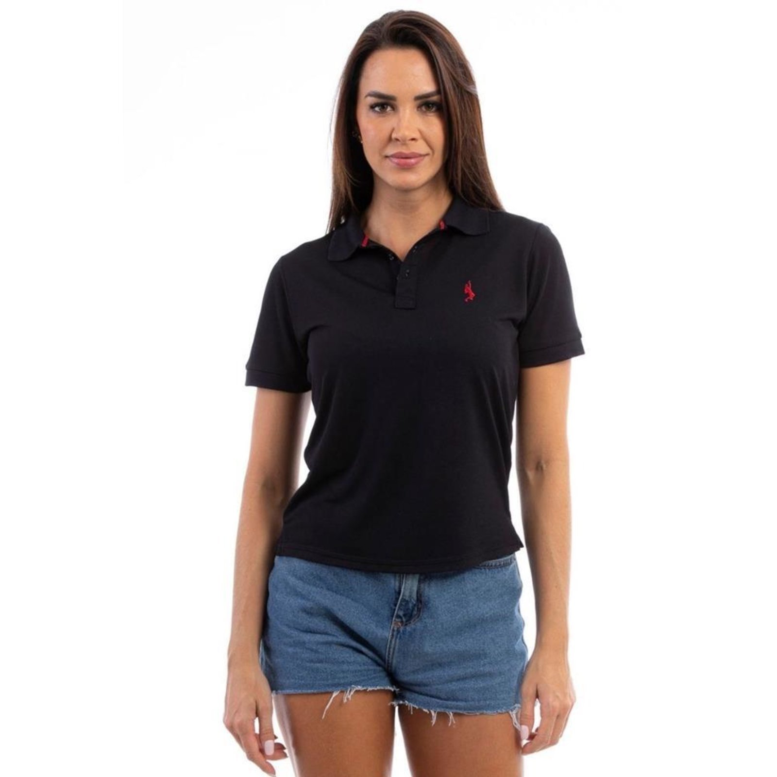 Camisa Polo Feminina Casual Leve Gola Dia a Dia Conforto