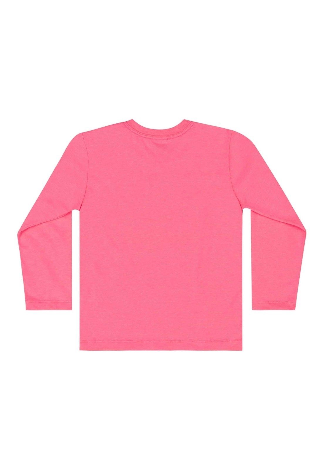 Vista 3 Infantil - Camiseta em Meia Malha Unissex Quimby Rosa Pink pink rosa Quimby pink rosa