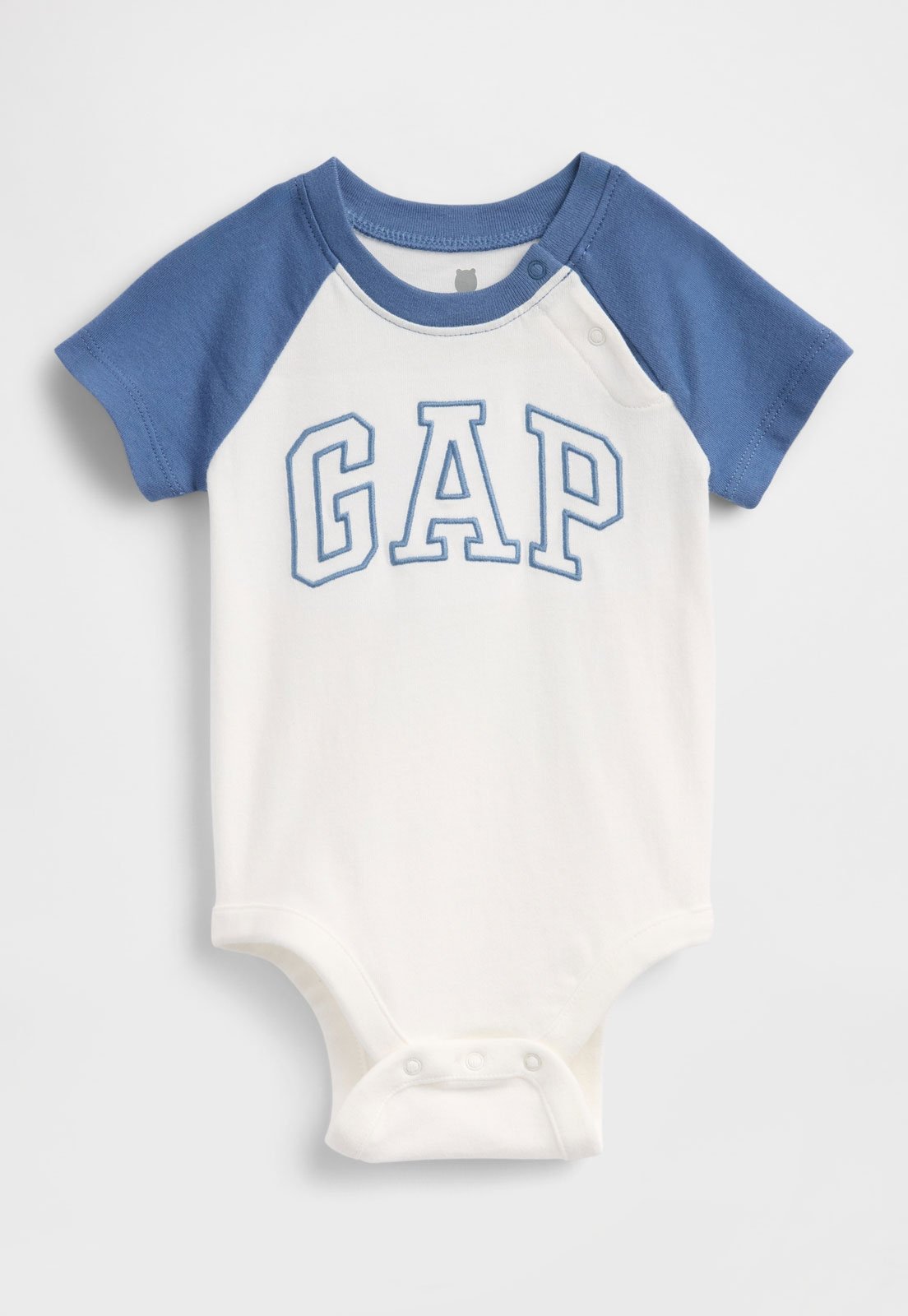 Infantil - Body GAP Manga Raglan Branco