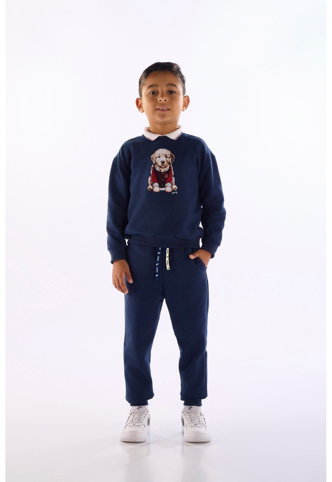 Infantil - Conjunto Blusão e Calça Quimby Azul