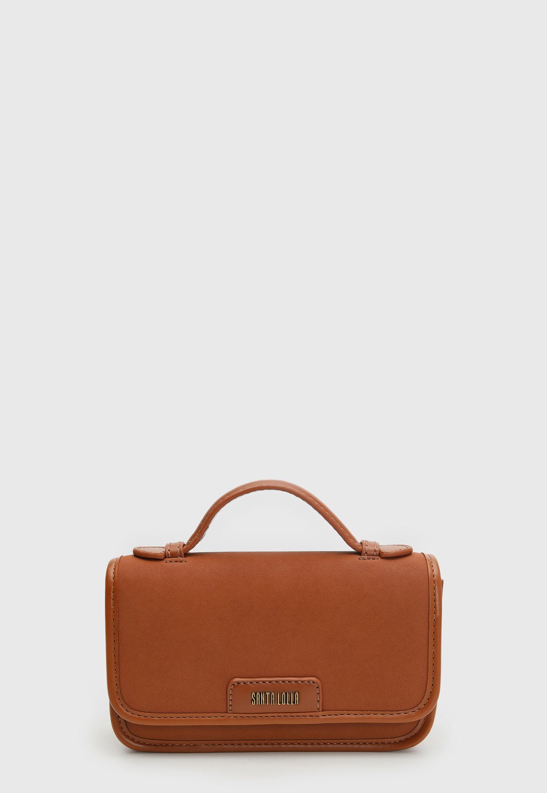 Bolsa Média Santa Lolla Estruturada Caramelo