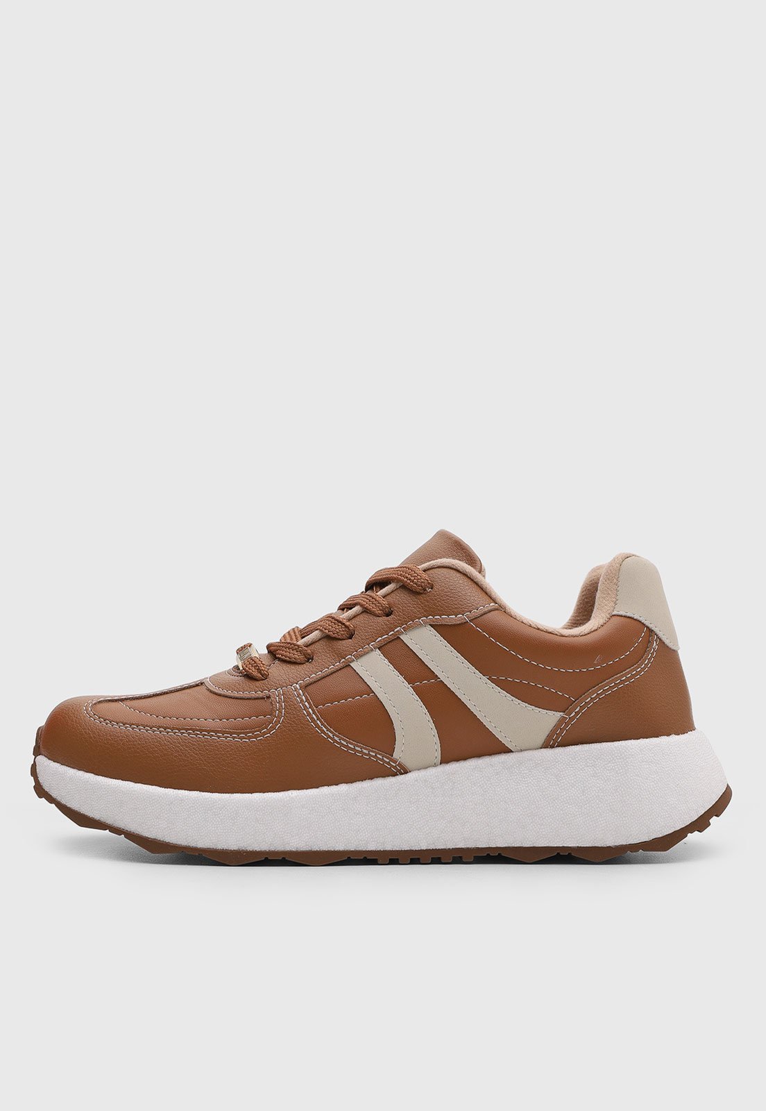 Tênis Feminino Vizzano Cadarço Caramelo