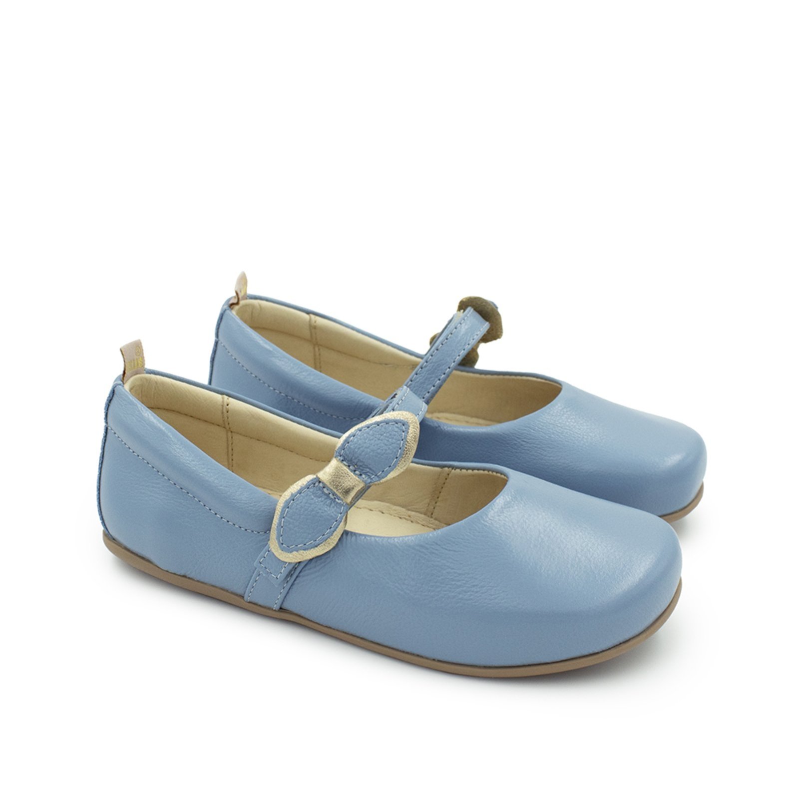 Vista 2 Infantil - Sapatilha Menina Blue Lucia Couro Denim Blue Infantis azul blue Blue Infantis azul blue