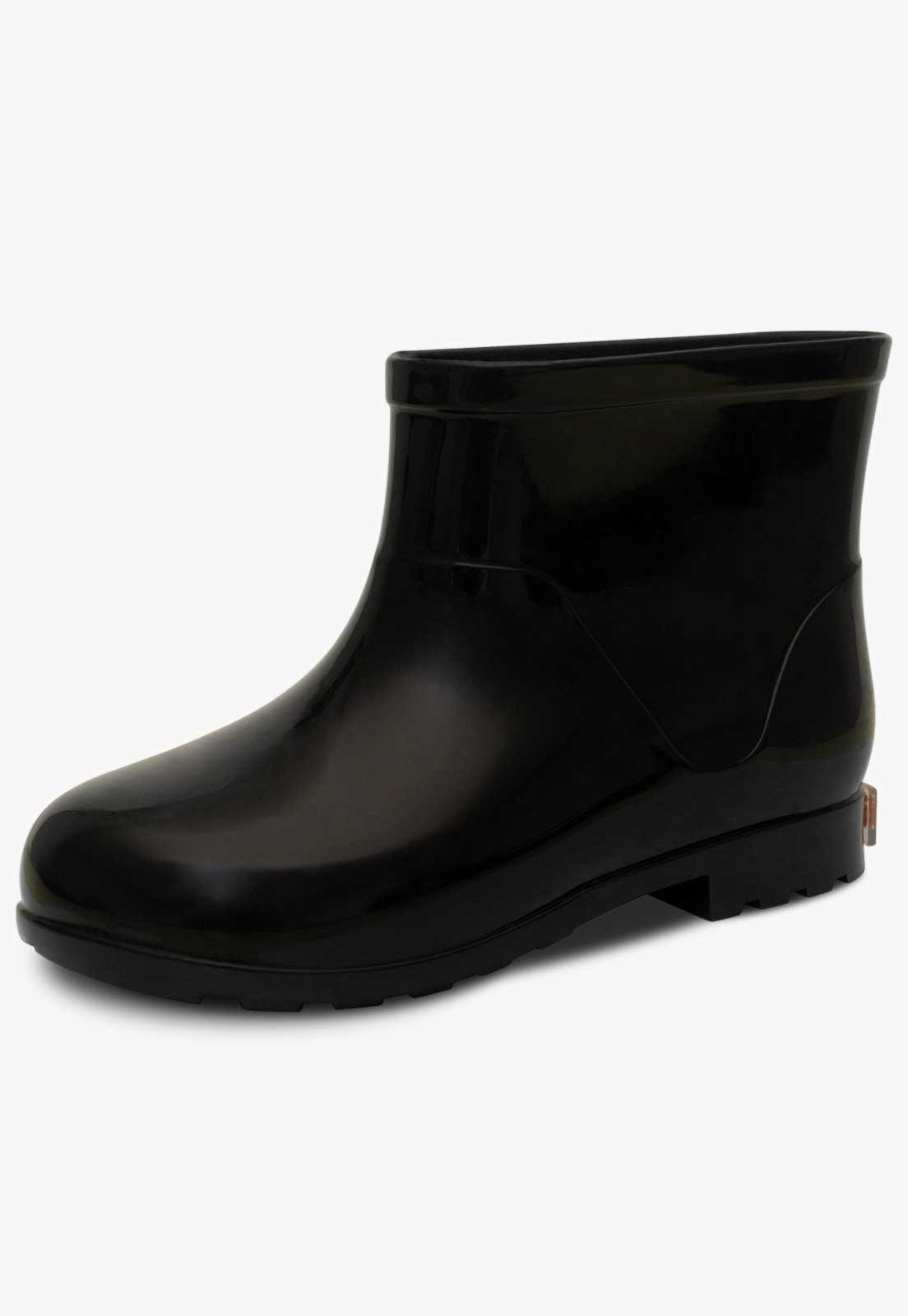 Infantil - Bota Galocha Cano Baixo Pópidi Preto