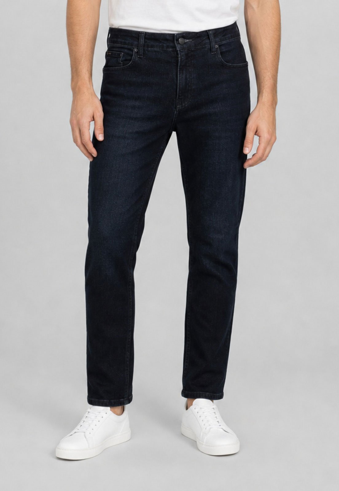 Calça Masculina Calvin Klein Jeans Slim Azul Escuro