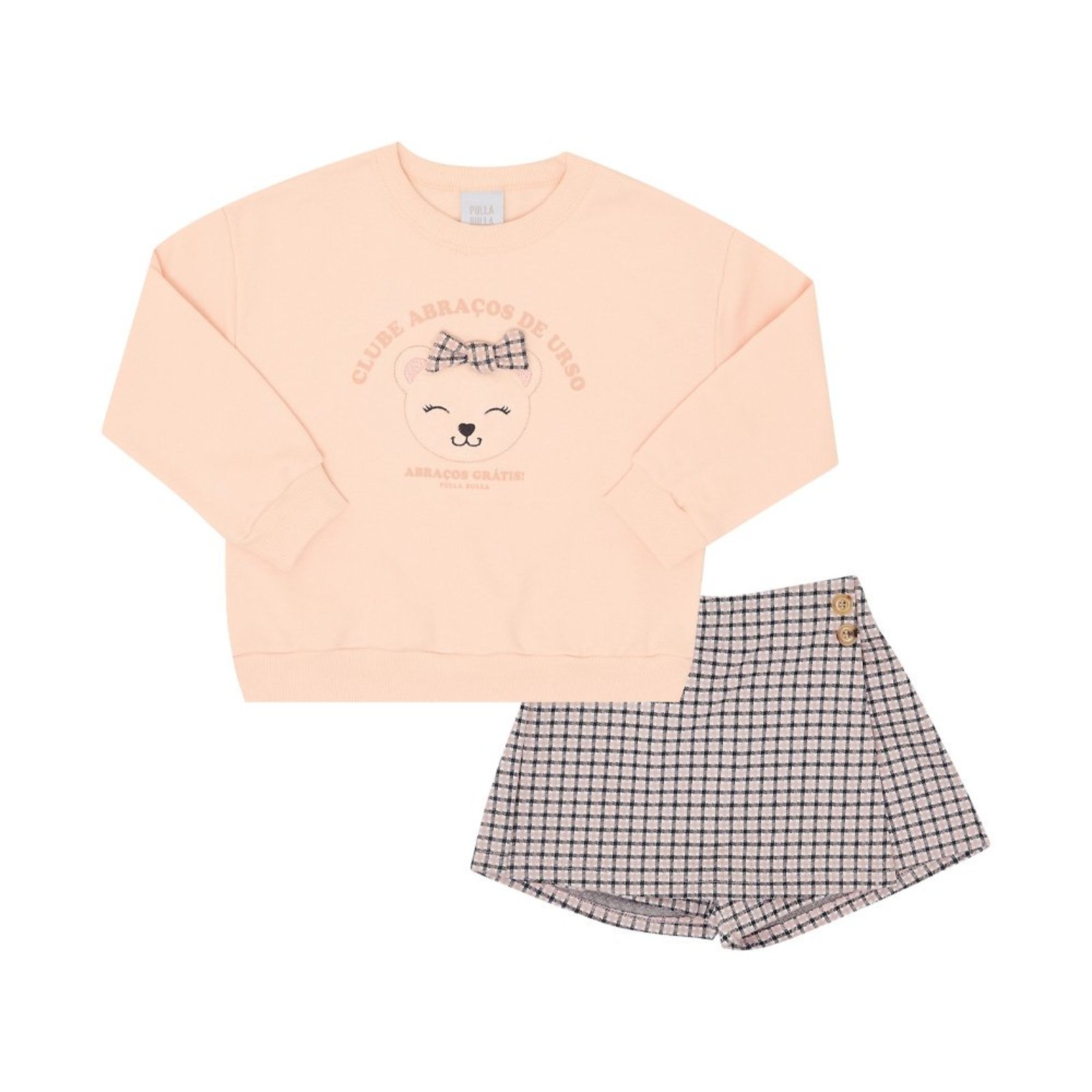 Infantil - Conjunto Primeiros Passos Menina - Rosa Po - 50218-1298