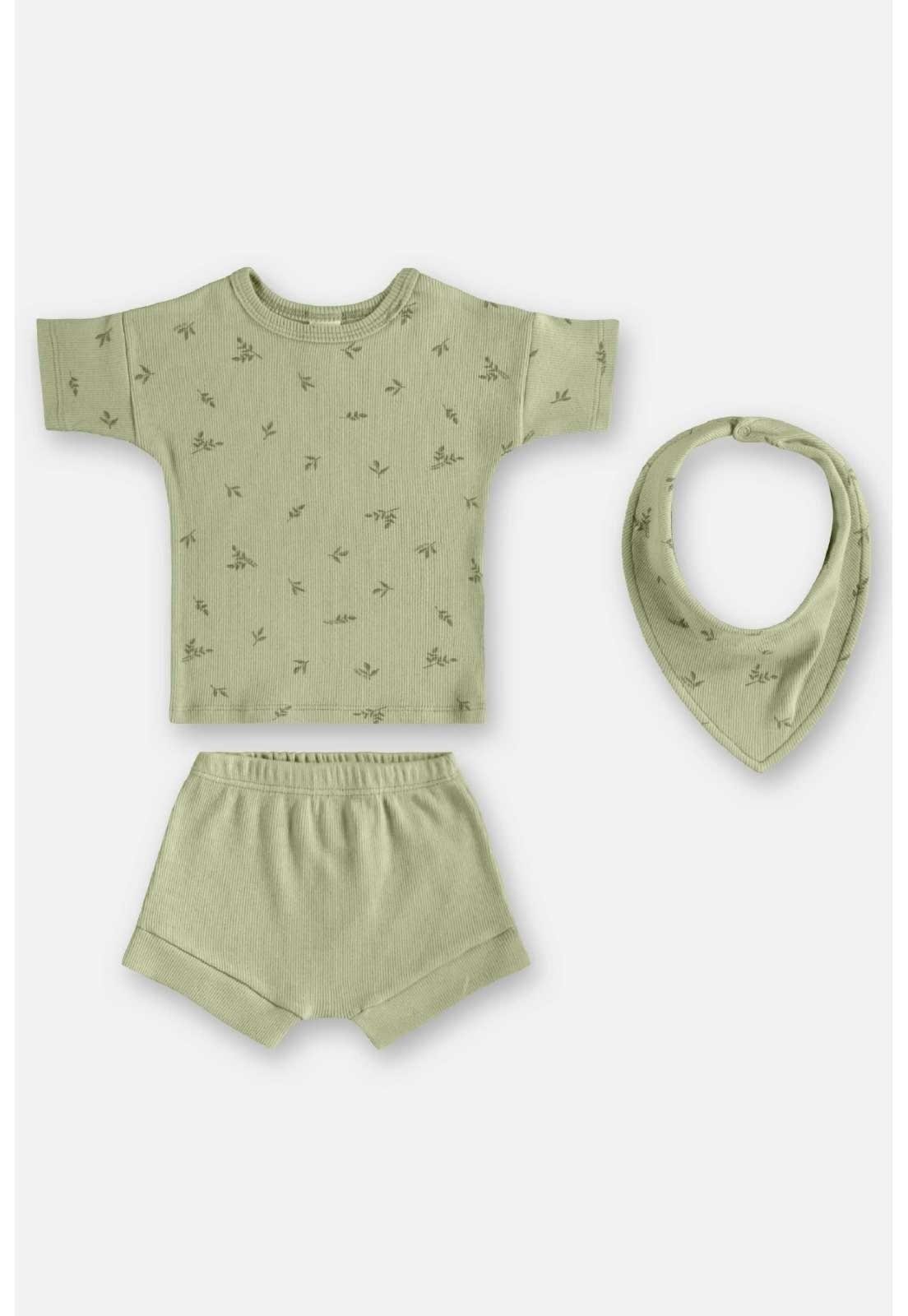 Vista 3 Infantil - Conjunto 3 Peças Unissex para Up Baby rosa Up Baby rosa