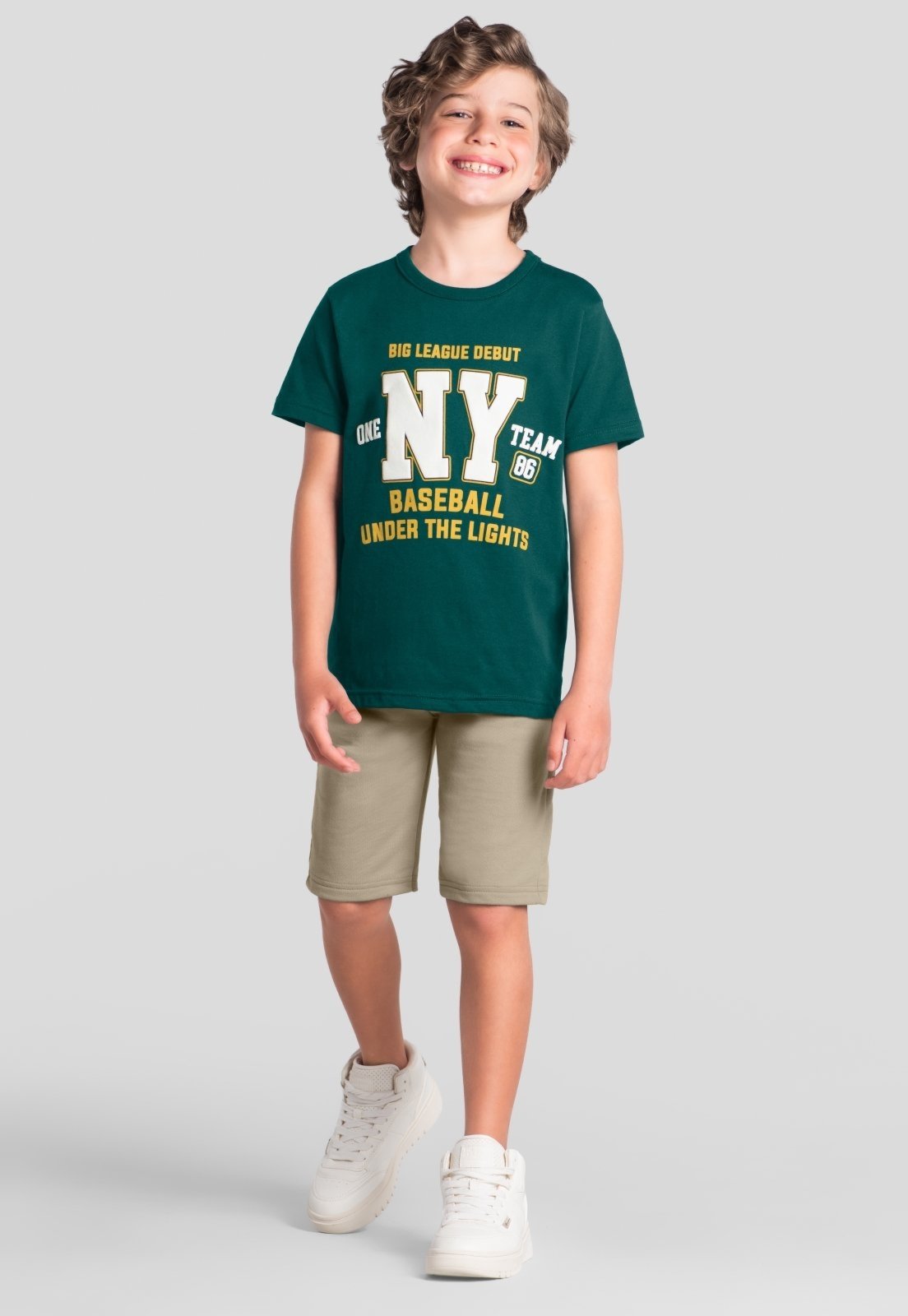 Infantil - Conjunto menino de beisebol Brandili