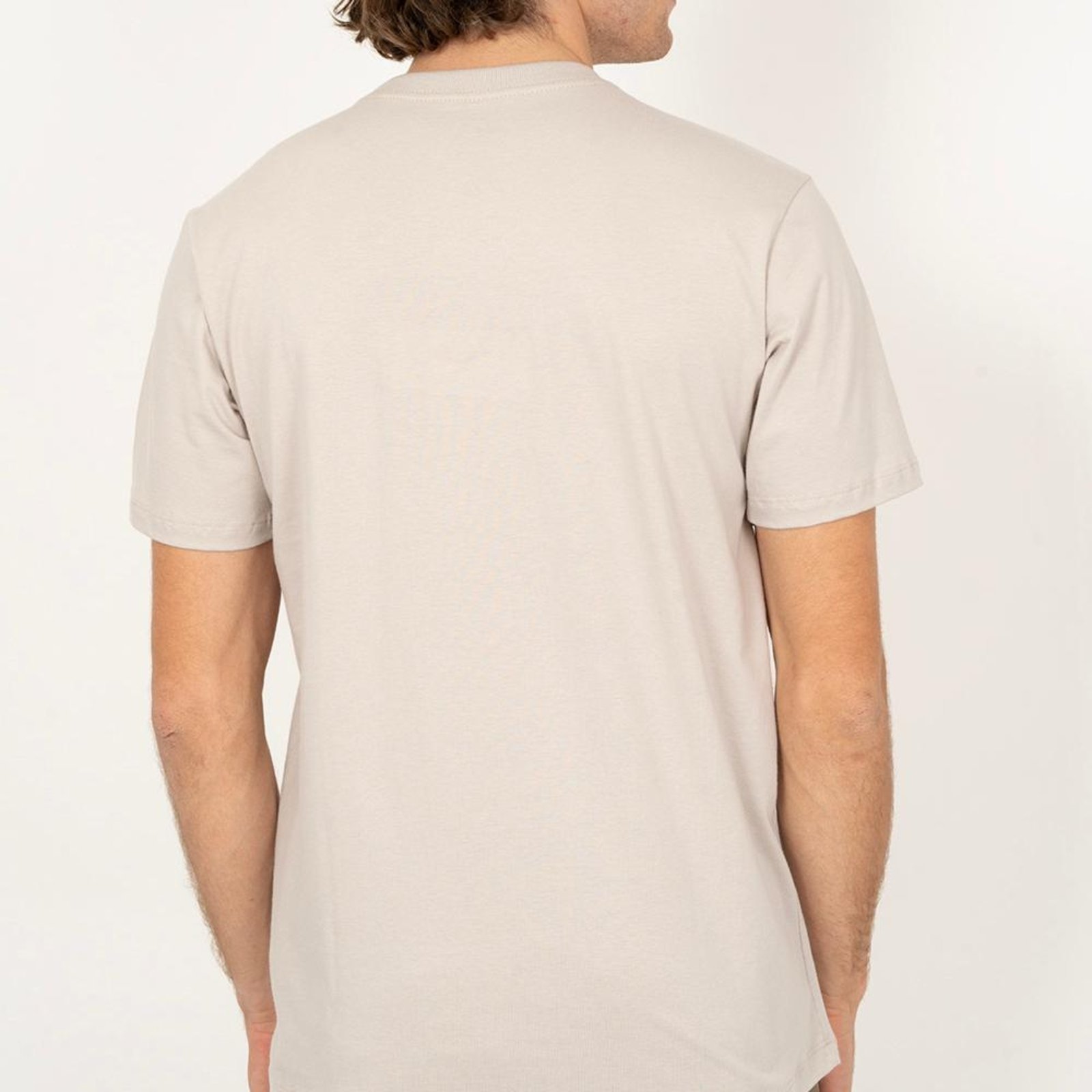 Camiseta Quiksilver Comp Logo Plus Size SM26 Masculina Areia
