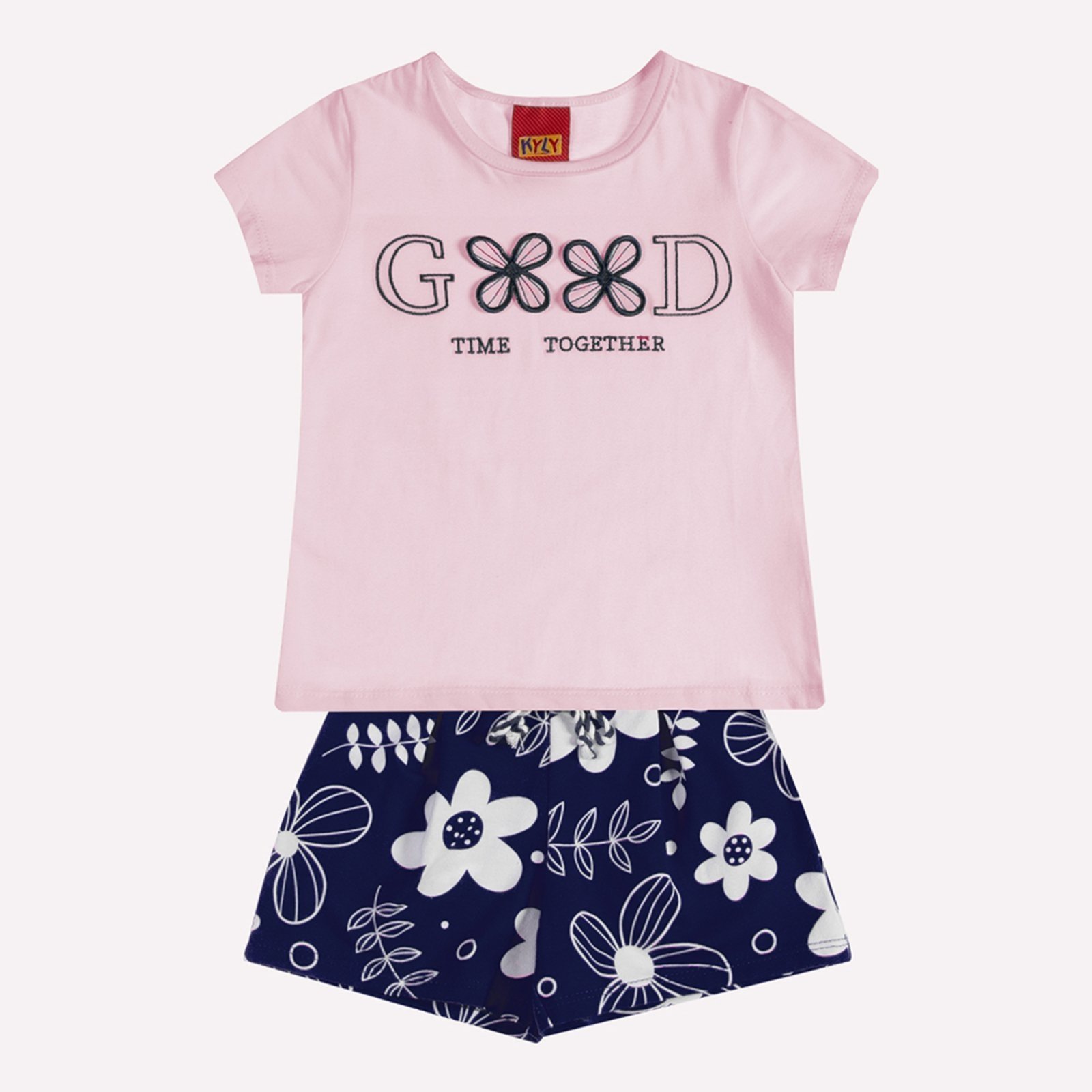 Infantil – Conjunto Menina Bordado Kyly