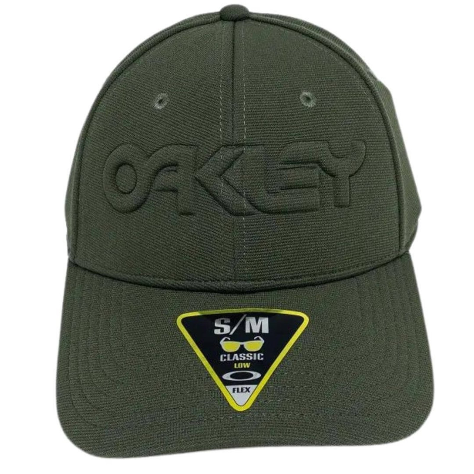 Boné Oakley 6 Panel Stretch Hat Embossed - NEW DARK BRUSH
