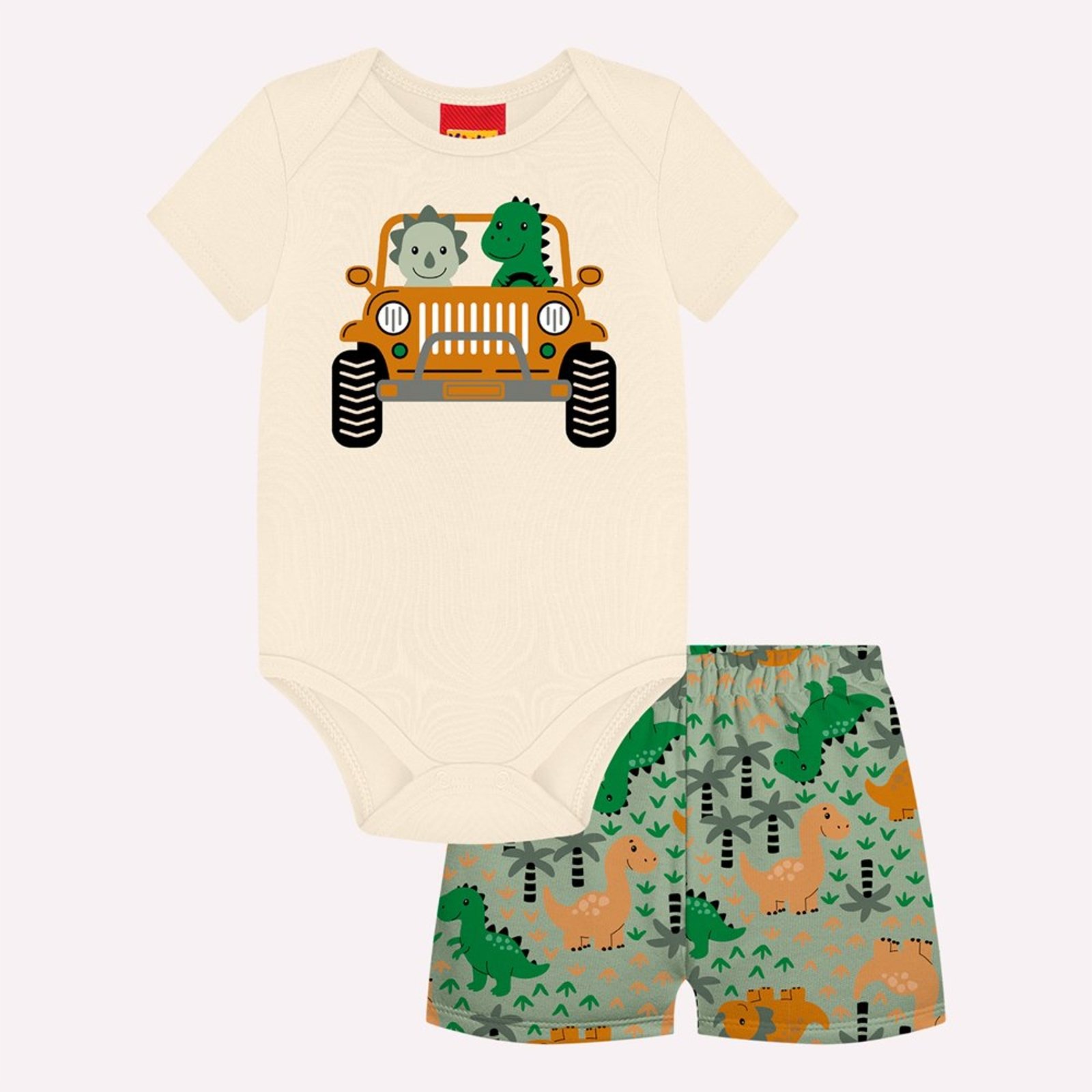 Infantil - Conjunto Menino Dinossauros Kyly