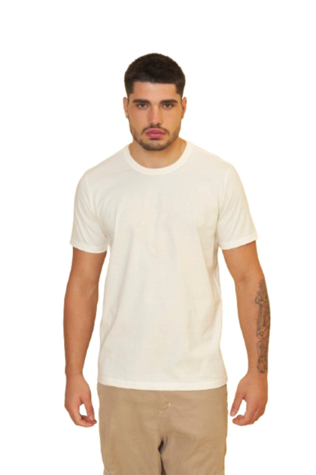 Camiseta Masculina Estampada Geo Wings Premium OFF WHITE