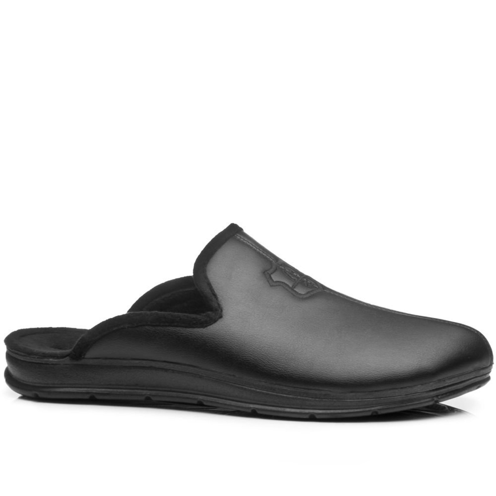 Pantufa Pegada Masculina em Microfibra Preto 166001-04 Pantufa Pegada Masculina em Microfibra Preto 166001-04 42