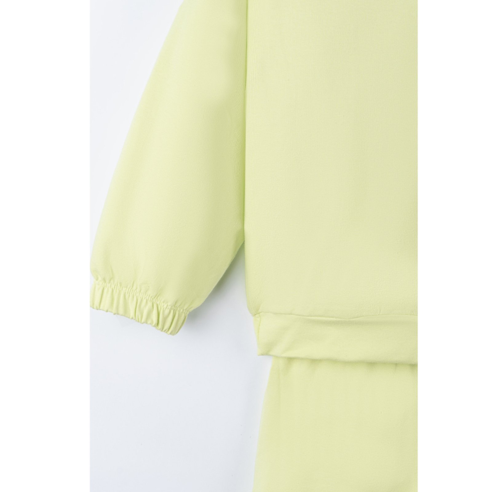 Vista 3 Infantil - Conjunto Menina Camiseta Manga Longa e Calça Molecotton Gola Redonda Claro Cool Matcha verde verde