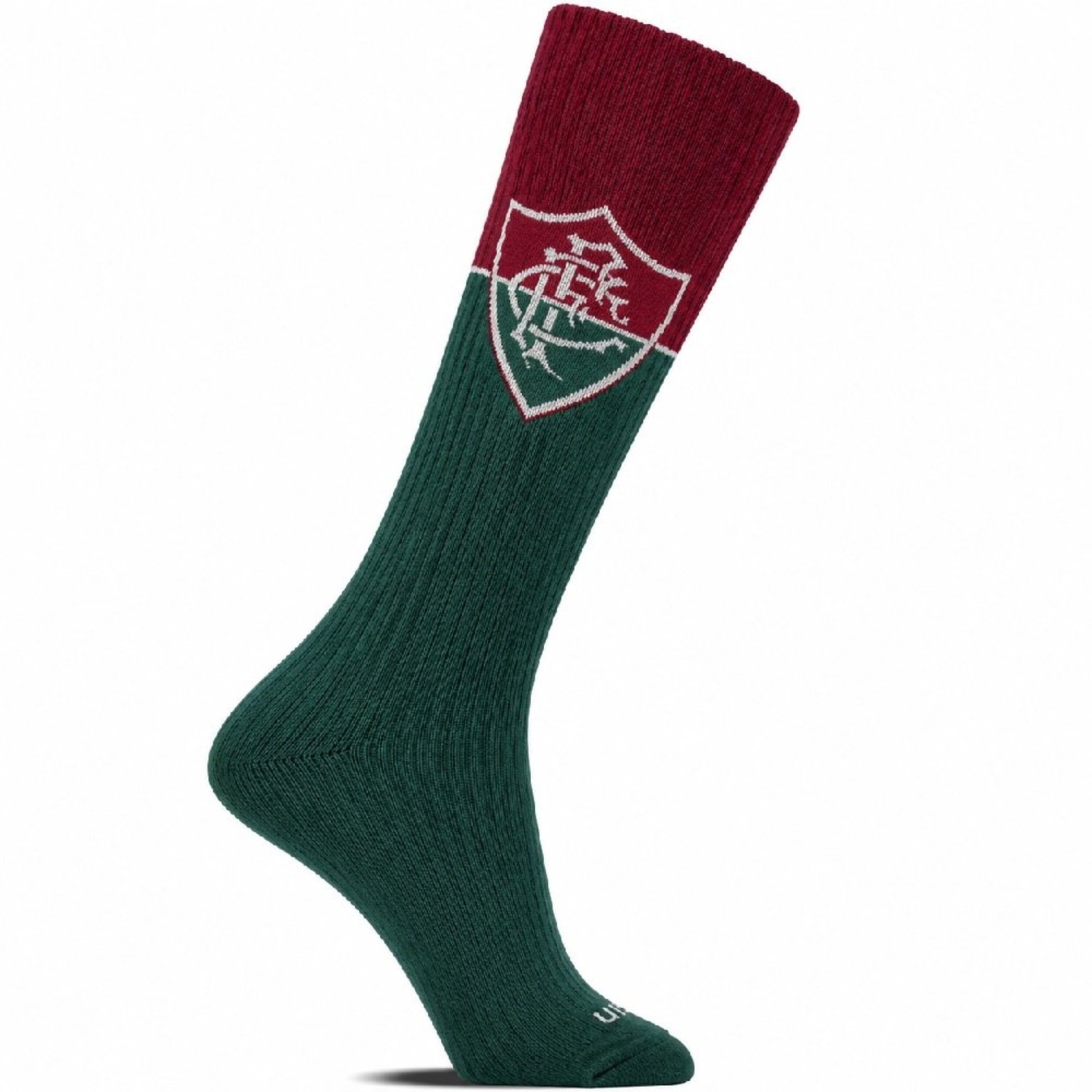 Meia Rikam Esportiva Masculina Fluminense - Verde/Vinho