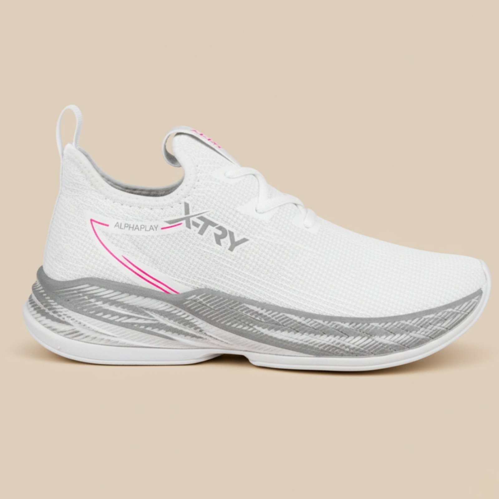 Tênis Feminino Esportivo Running Academia Calce Fácil Conforto
