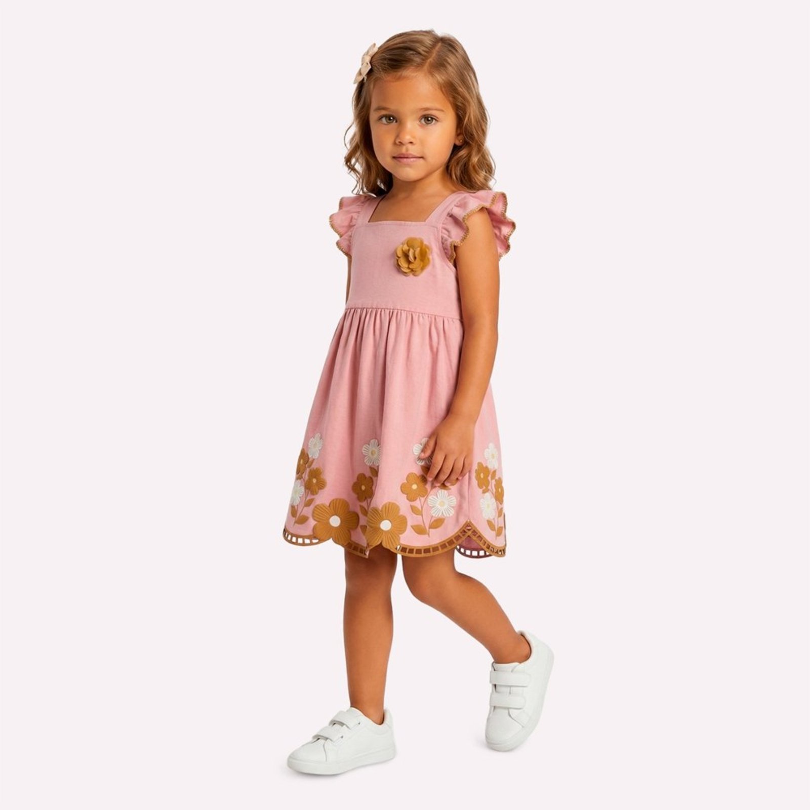 Infantil - Vestido Menina com Corte a Laser Kyly